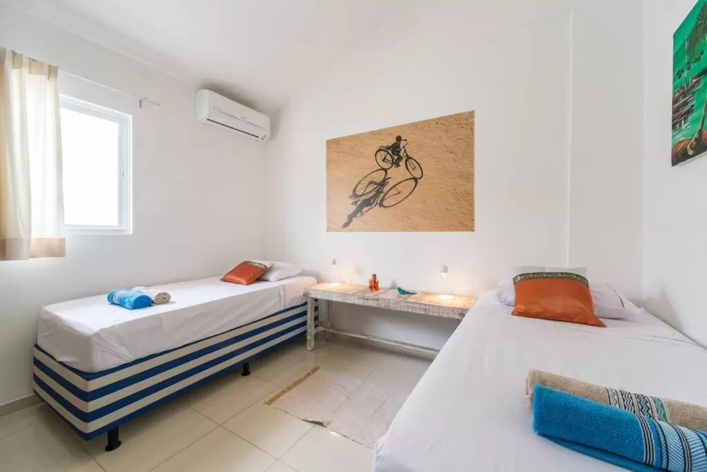 Bed in Manga Verde Beach Residence