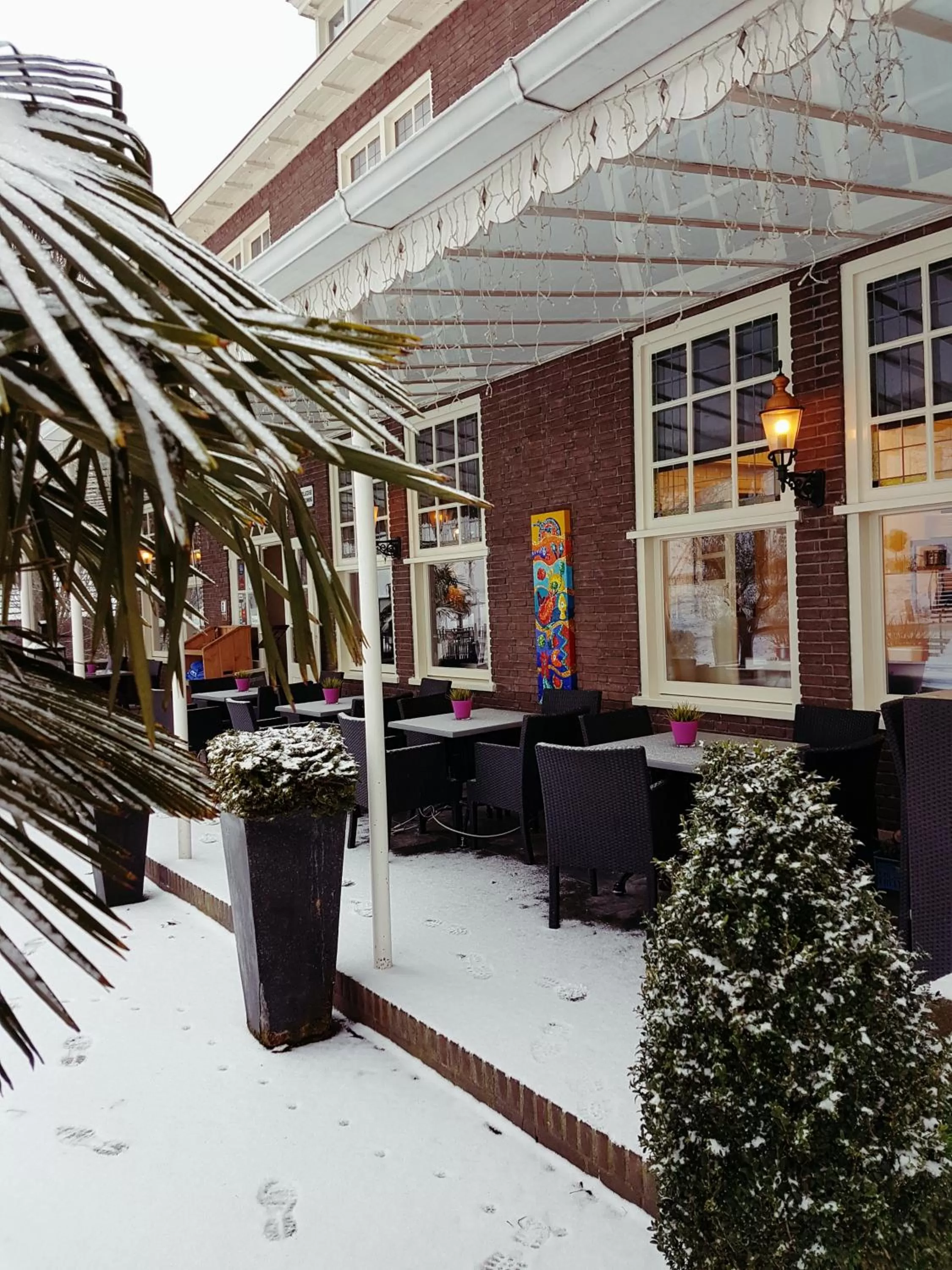 Facade/entrance, Winter in De Gouden Molen