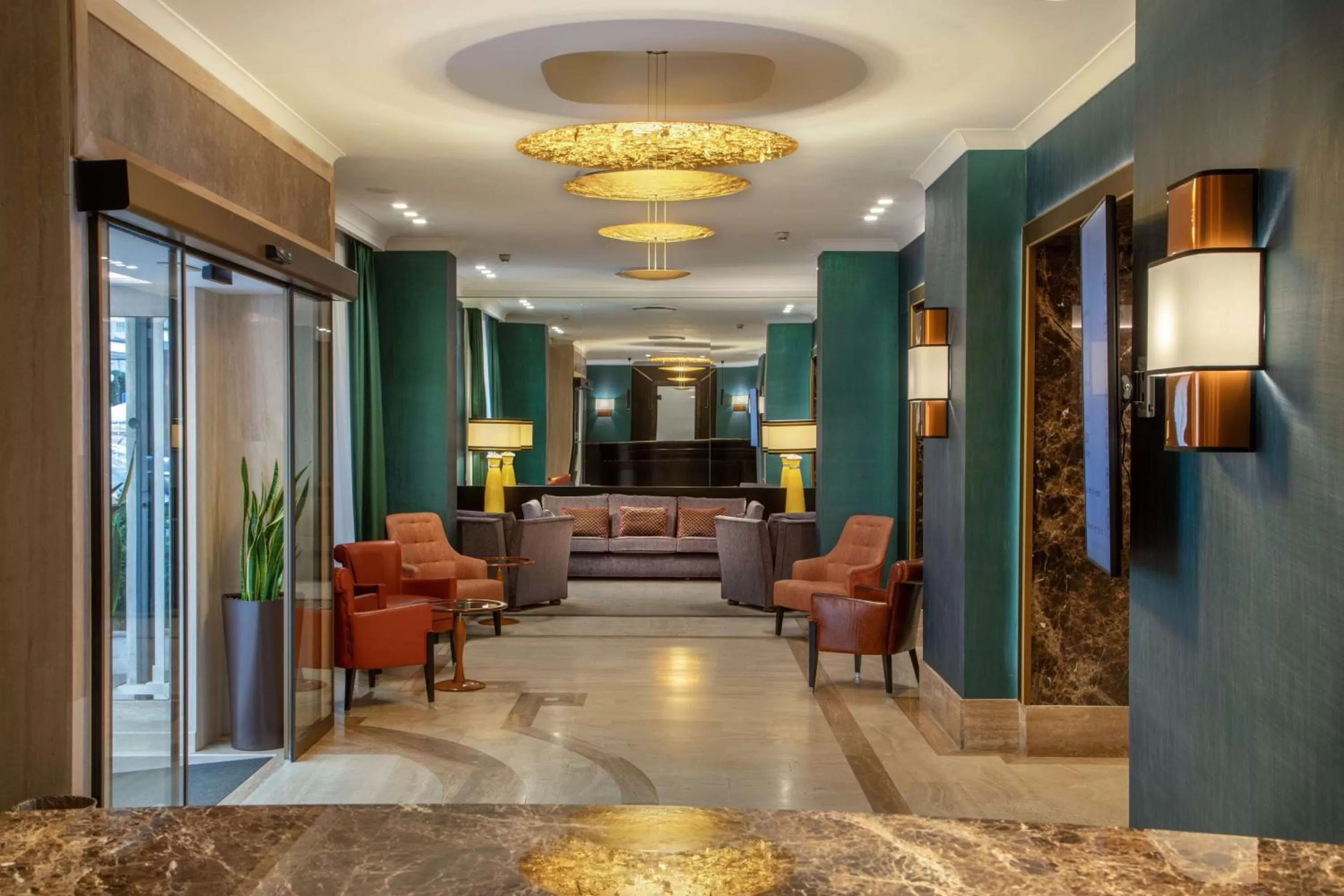 Lobby or reception in Hotel Diana Roof Garden