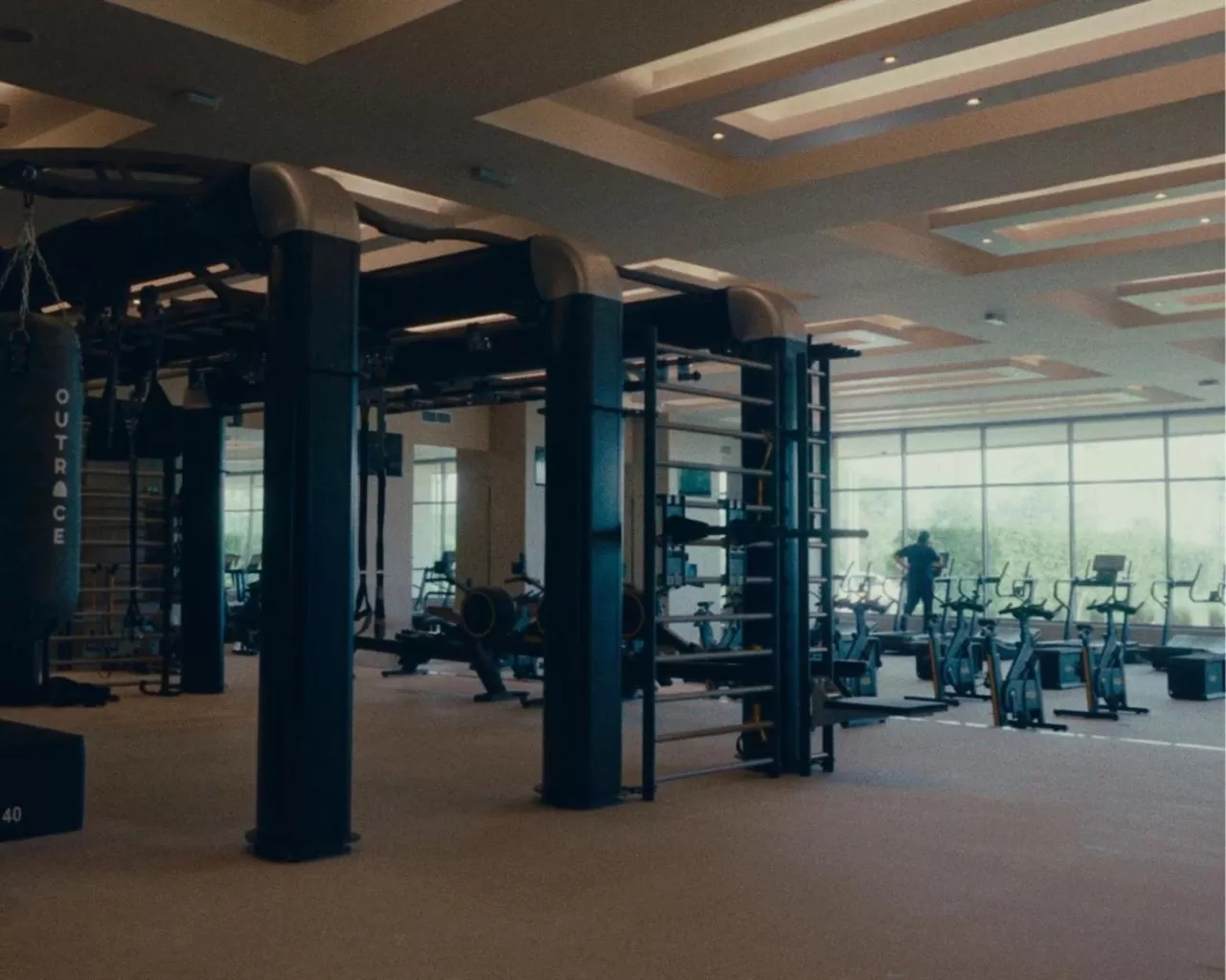 Fitness centre/facilities in ERTH Abu Dhabi Hotel