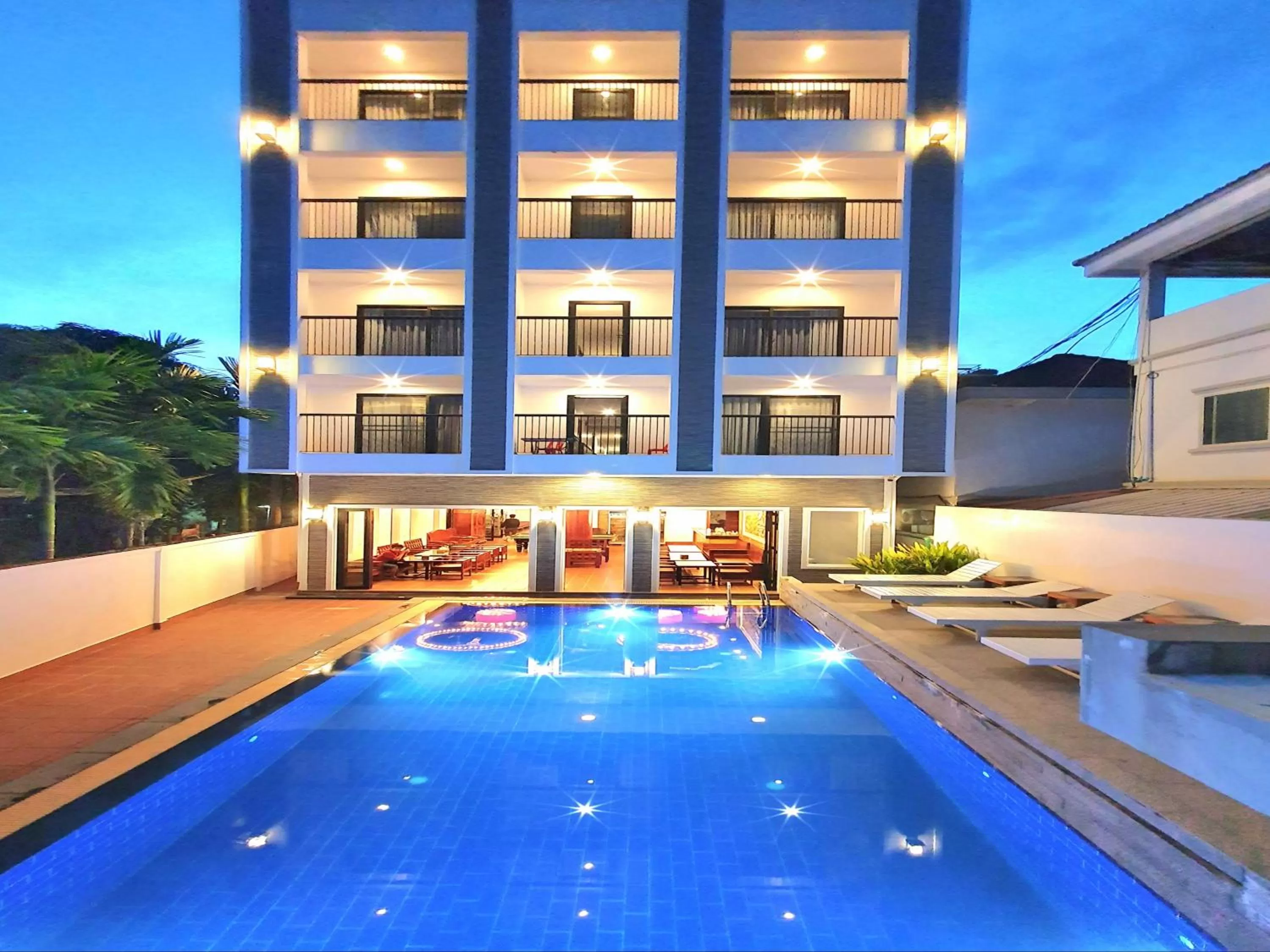 Pool view, Property Building in Long Night Siem Reap Hotel