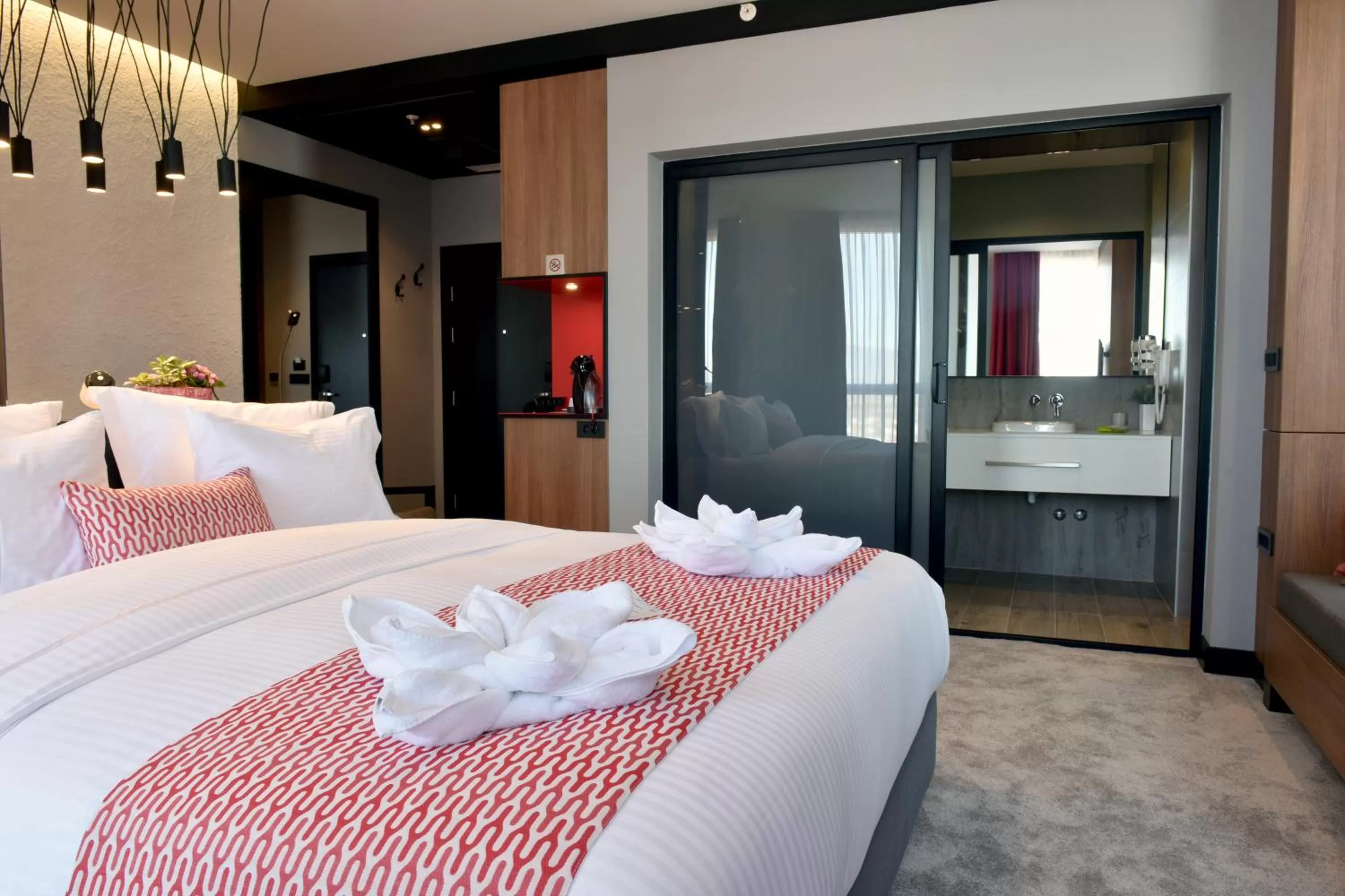 Photo of the whole room, Bed in Panoramika Design Hotel