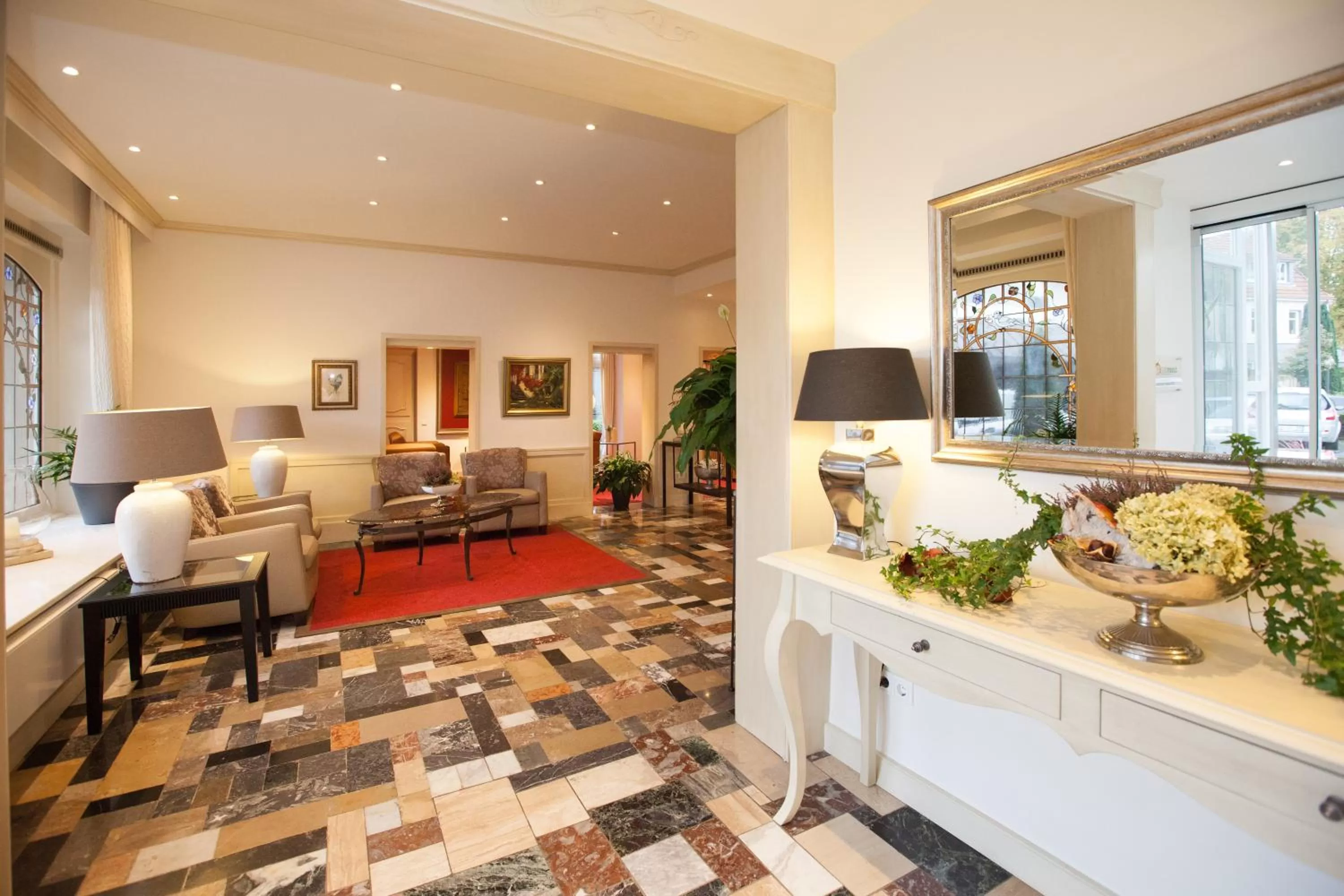 Lobby or reception in Ferienhotel Haus Becker