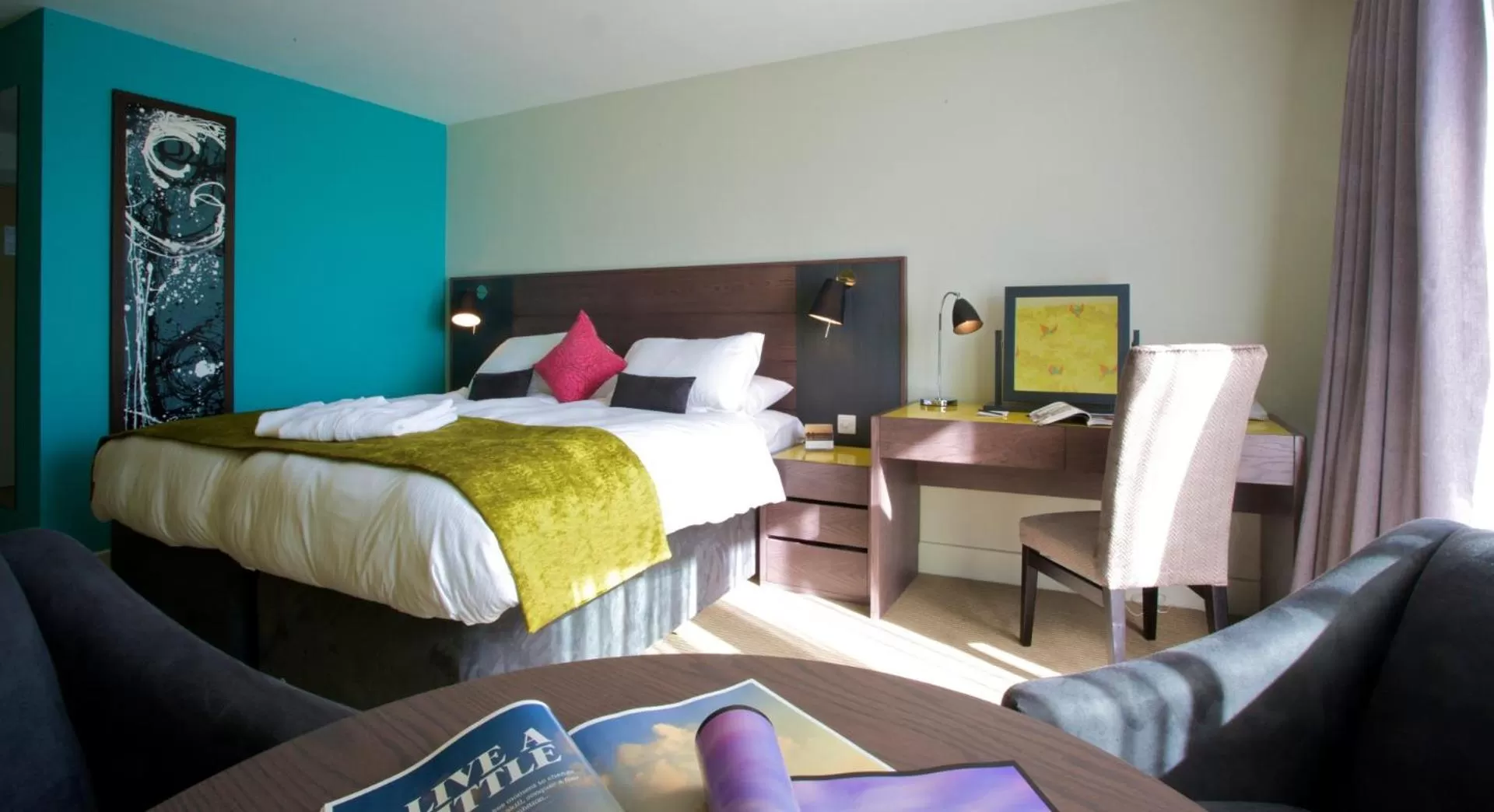 Photo of the whole room, Bed in The Cornwall Hotel Spa & Lodges