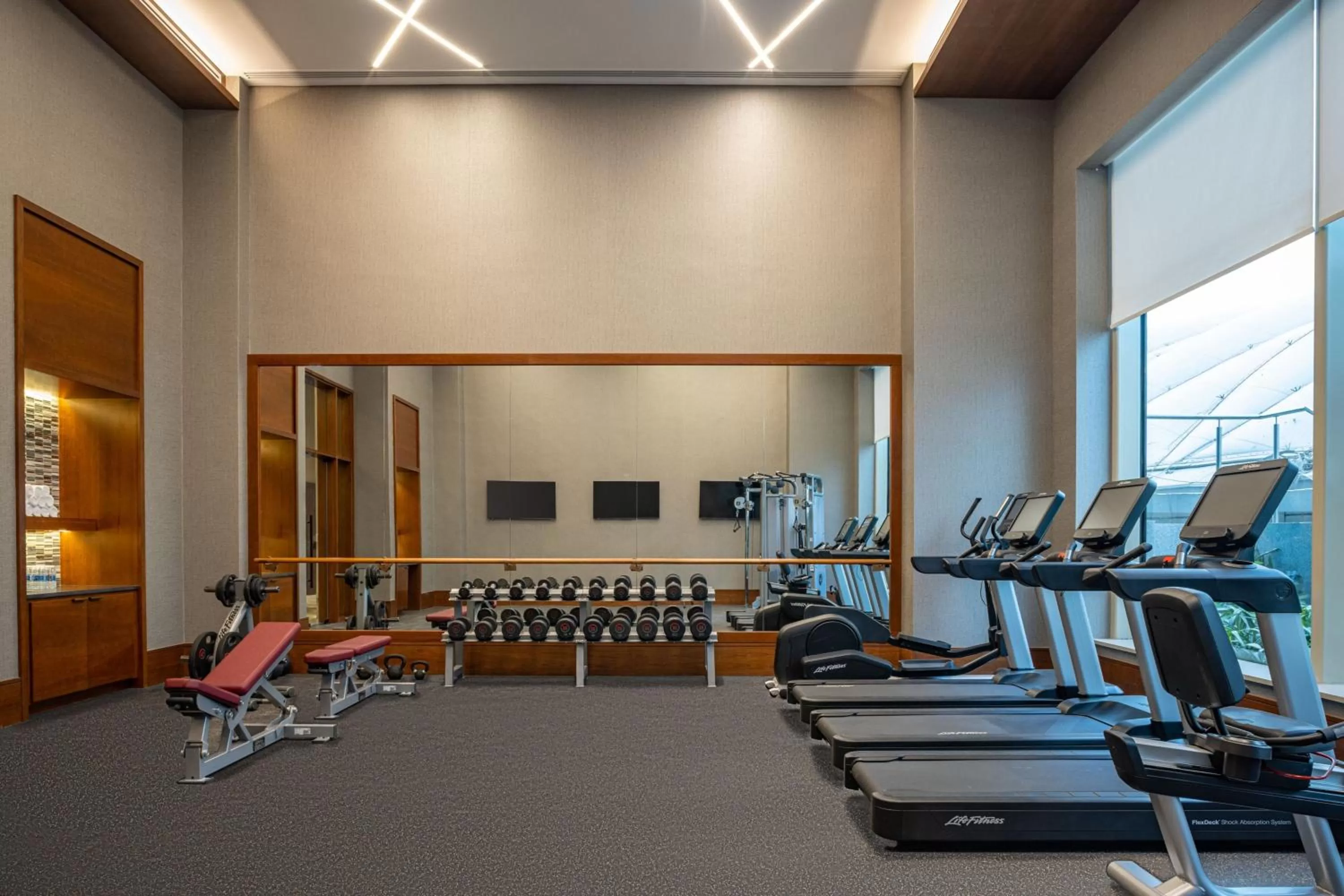Fitness centre/facilities in Marriott Executive Apartments Kuwait City