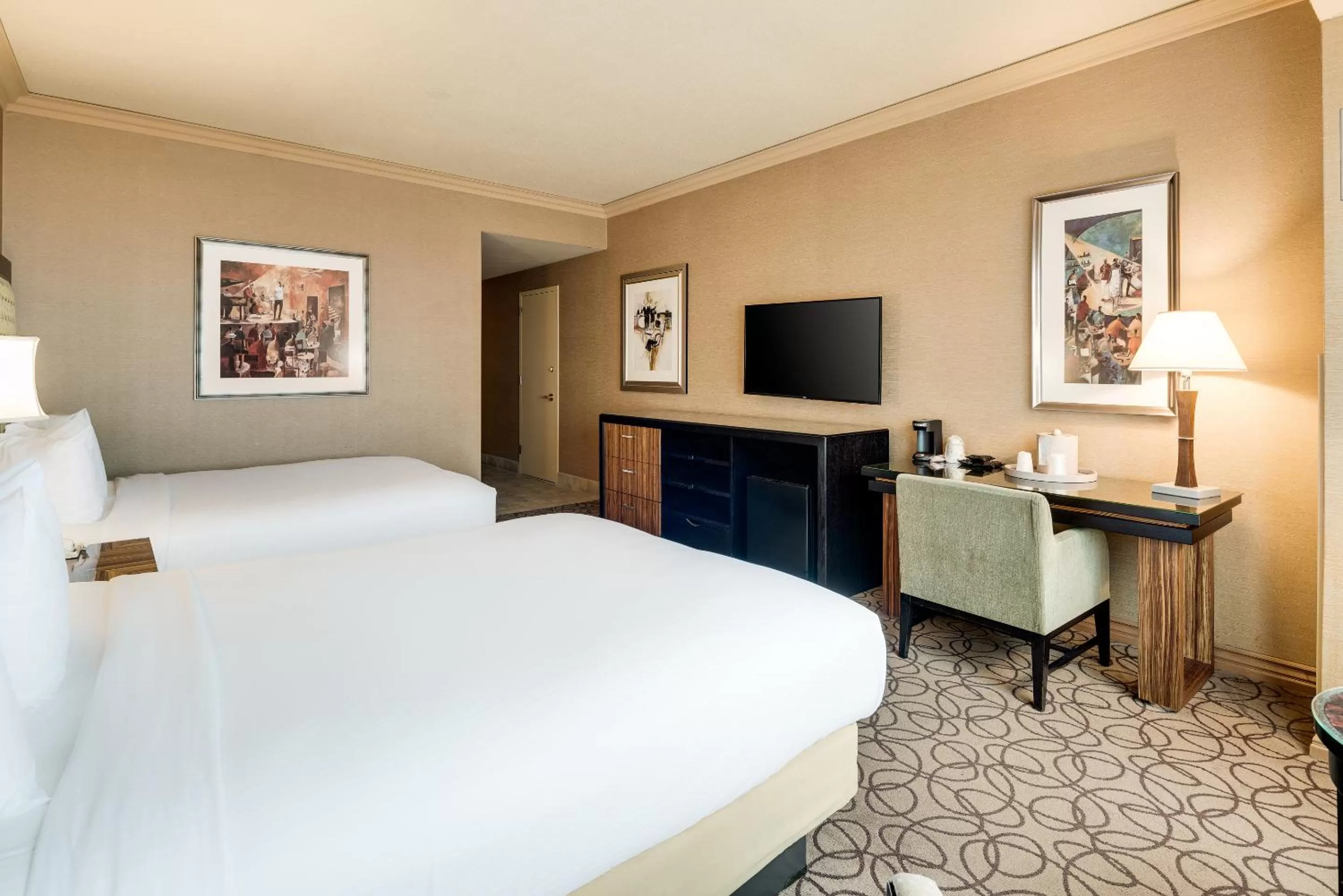 Bed in Showboat Hotel Atlantic City