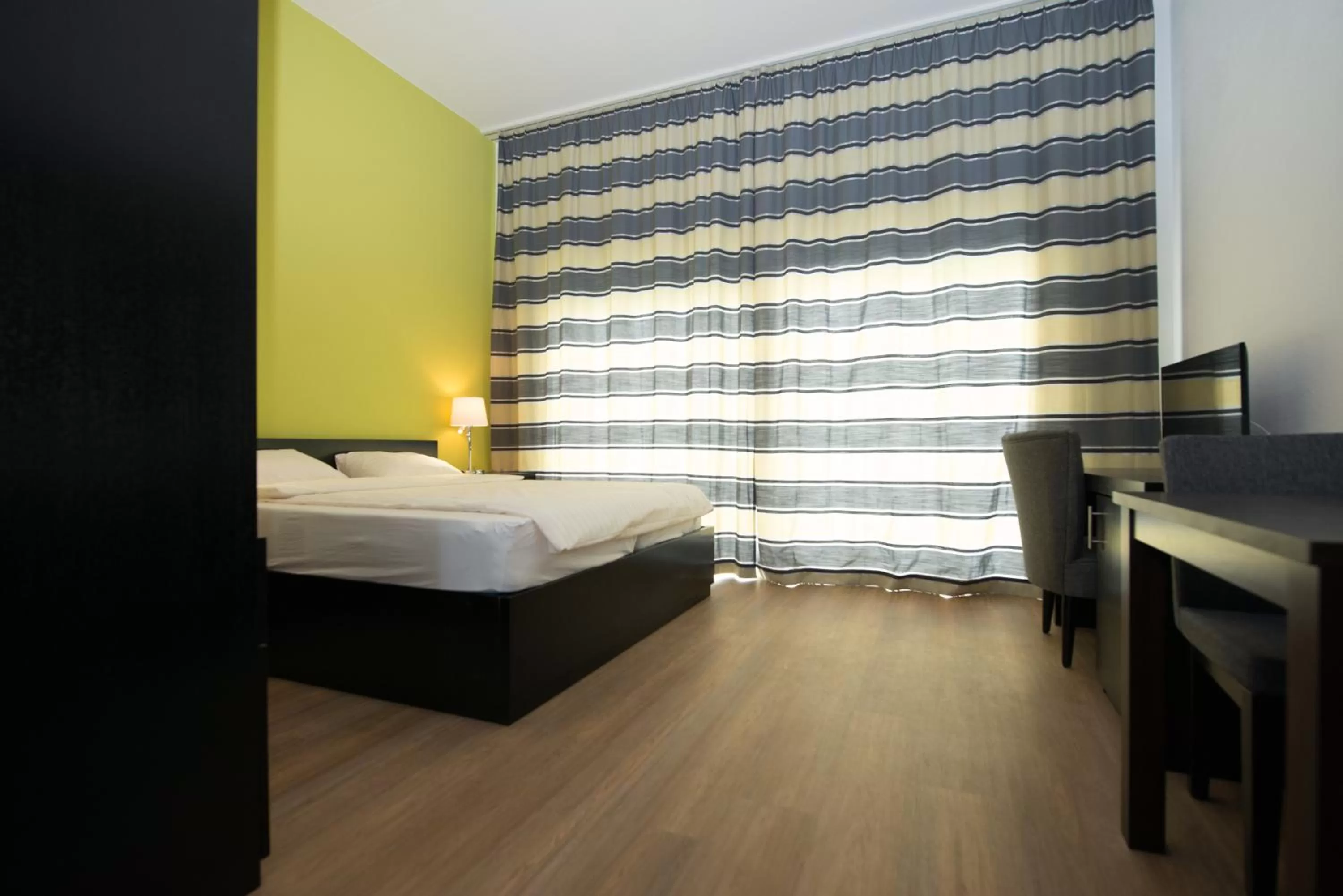 Bed in Hotel Swiss Bellevue