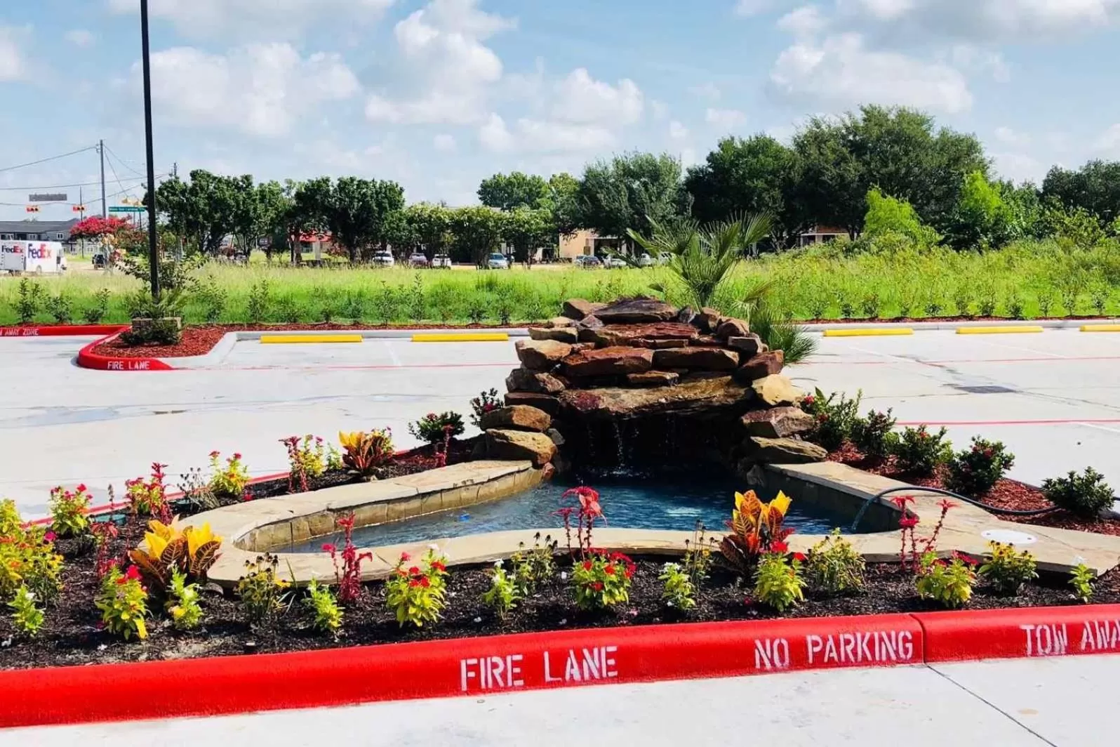 Natural landscape in Super 8 by Wyndham Houston Northwest Cypress