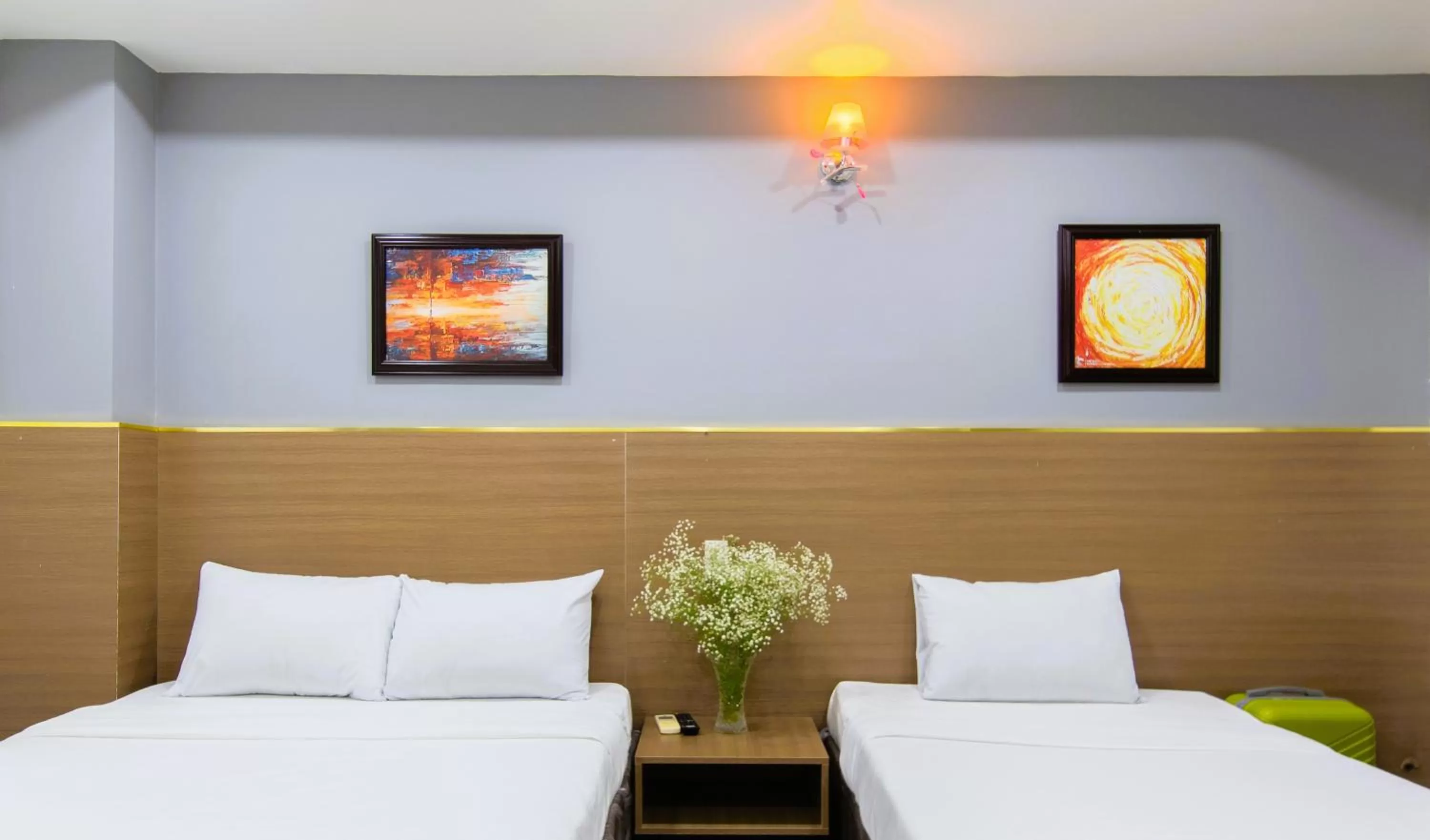 Bed in Arise Seaside Hotel