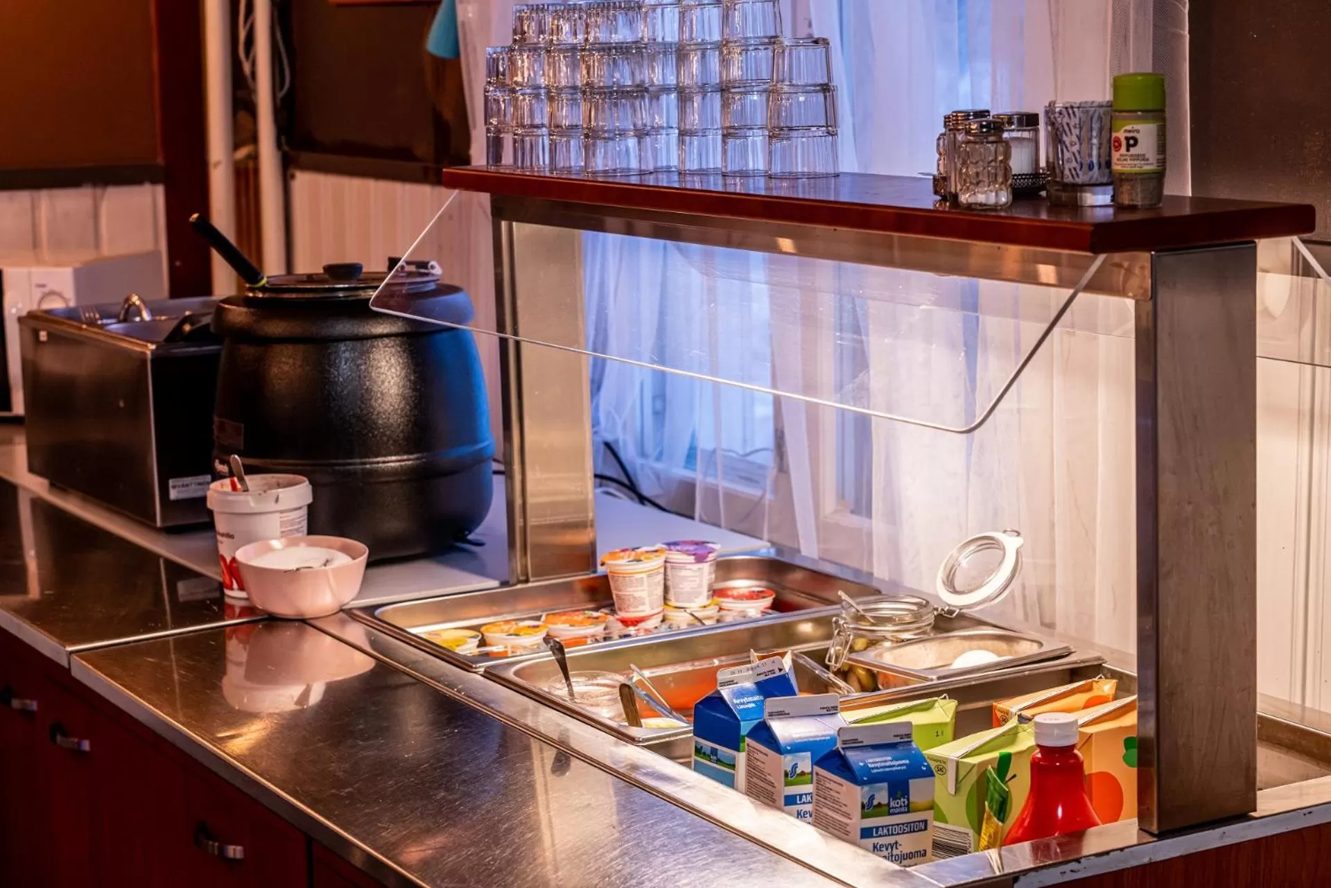 Buffet breakfast in Arctic Guesthouse & Igloos