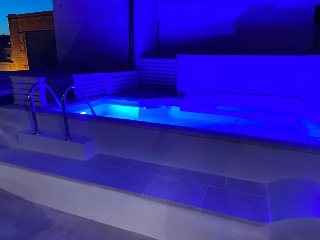 Swimming pool in Sine Tempore B&B