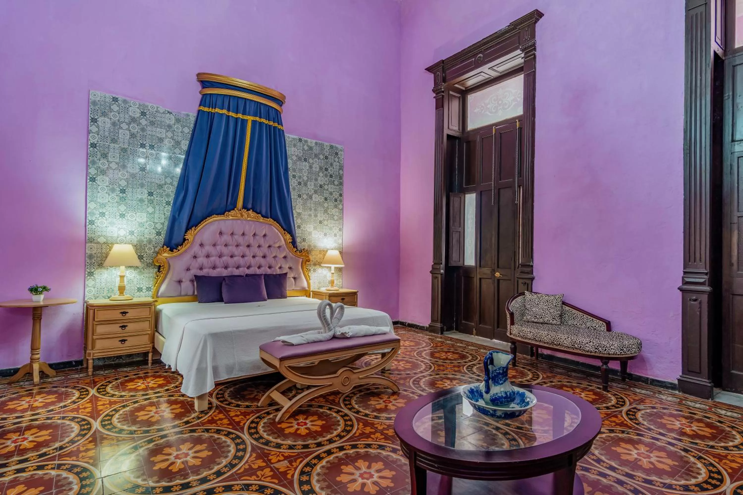 Bed in Hotel Lavanda CAS Merida