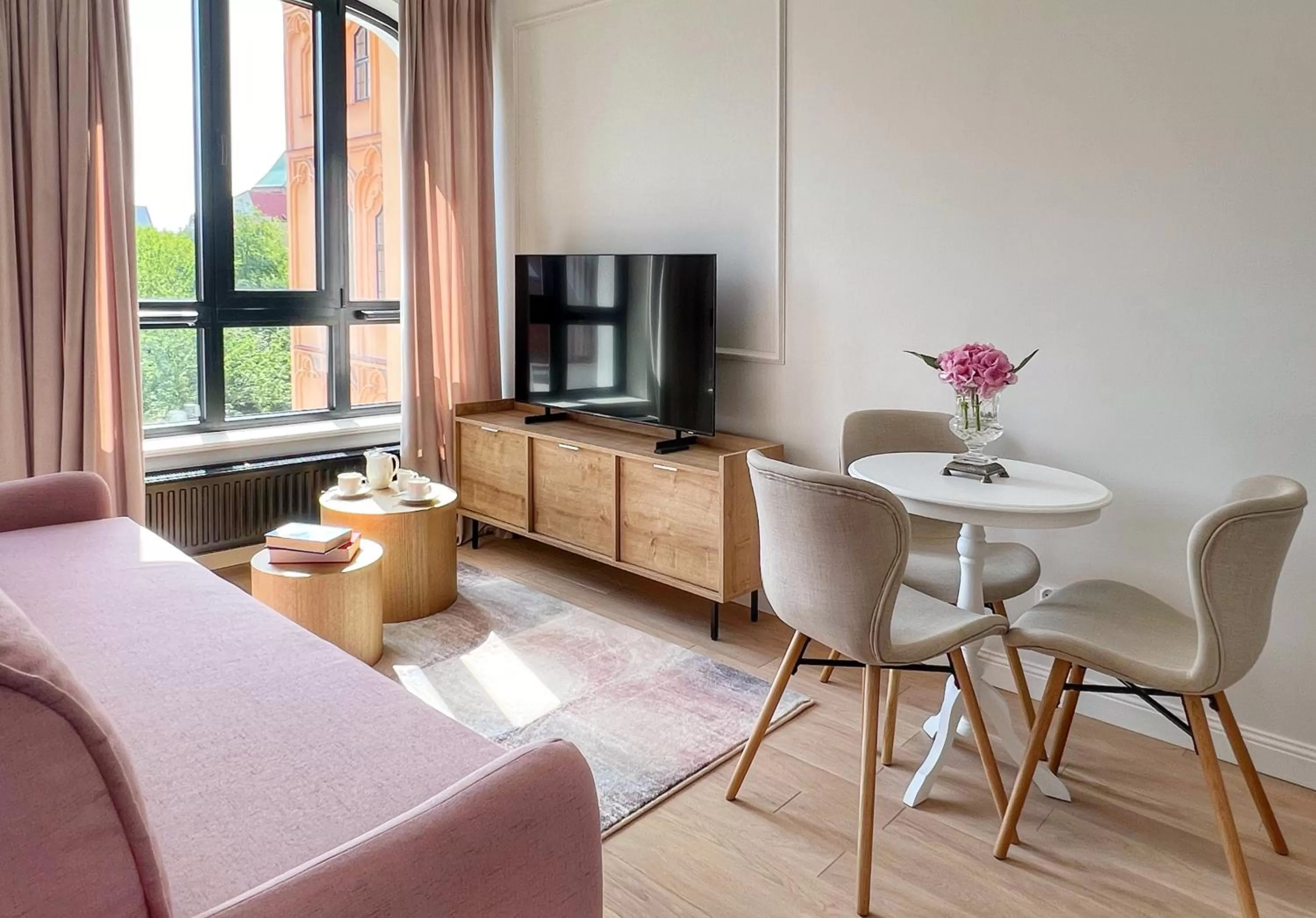 Bed in Kurkowa Apartments