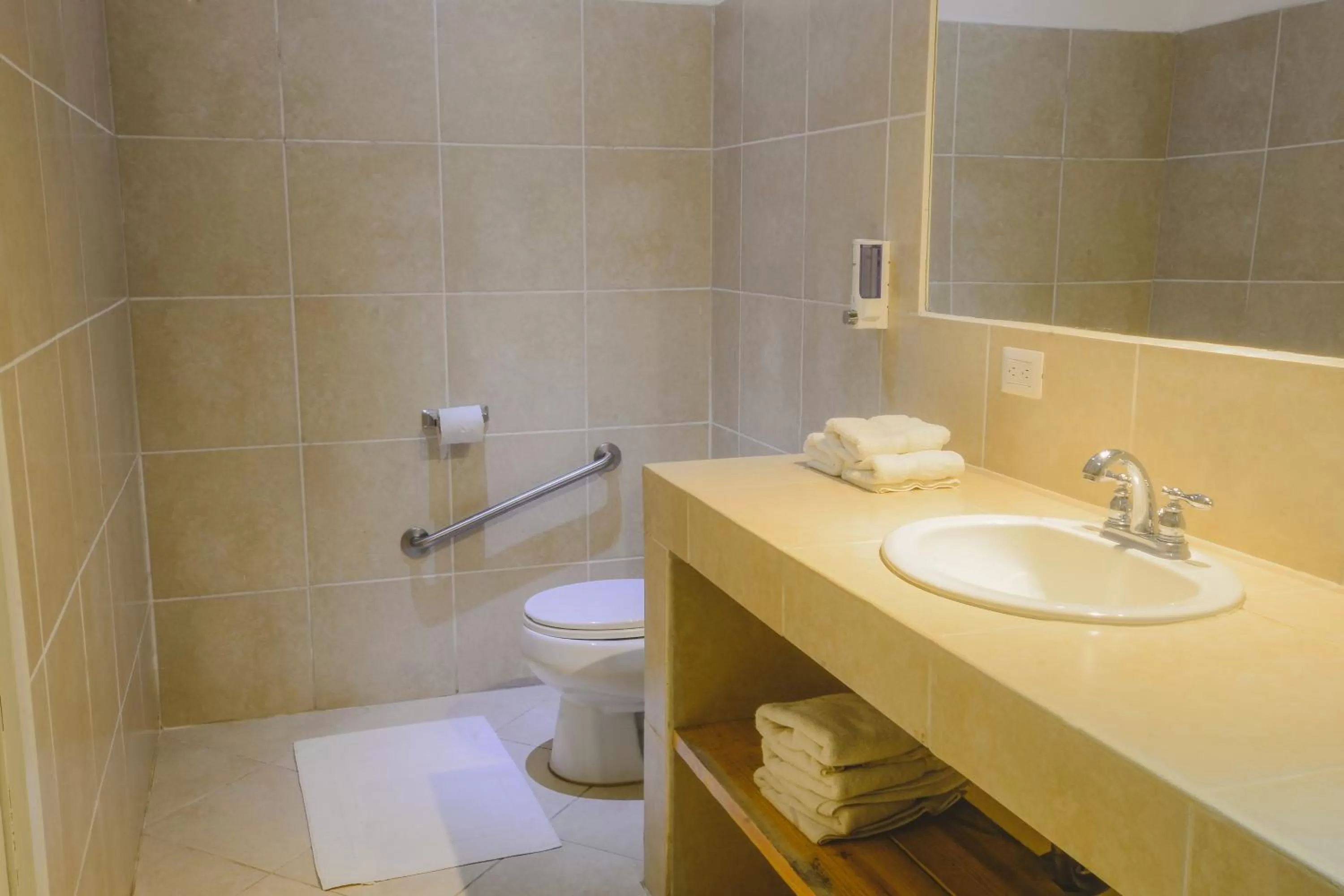 Bathroom in Hotel Luisiana