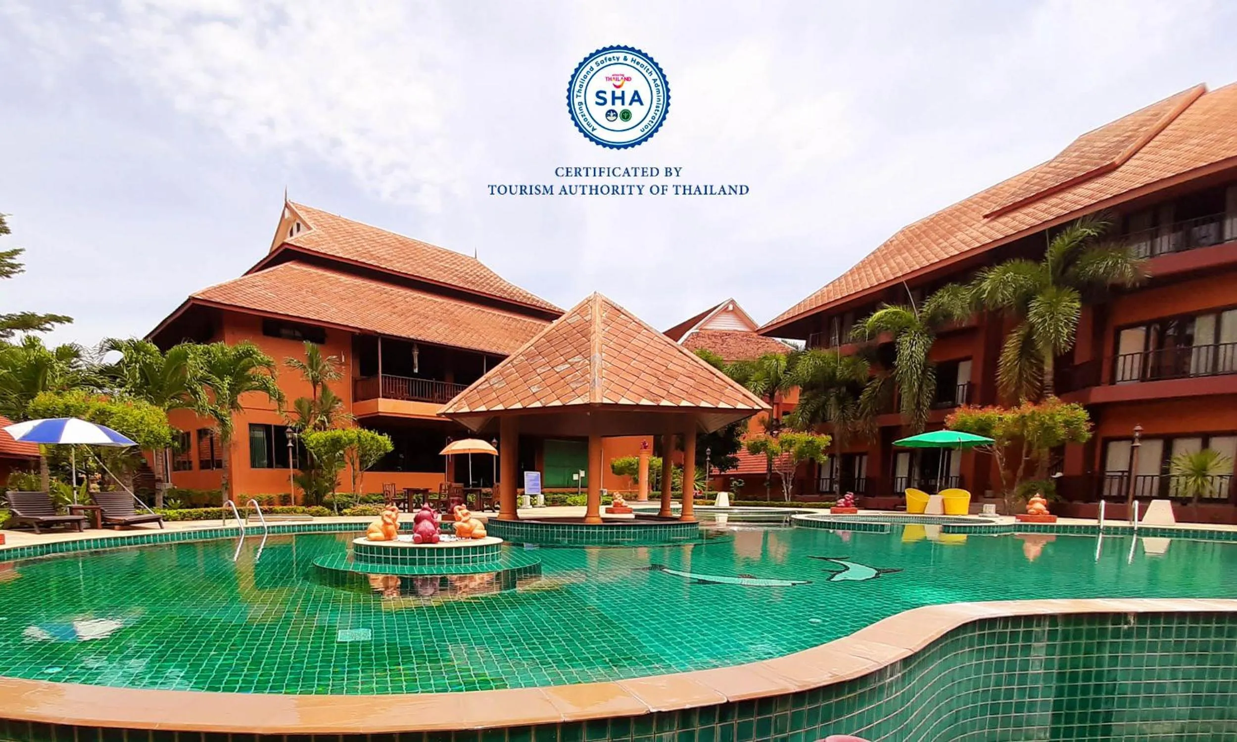 Swimming pool in Andamanee Boutique Resort Aonang Krabi - Free Beach Shuttle