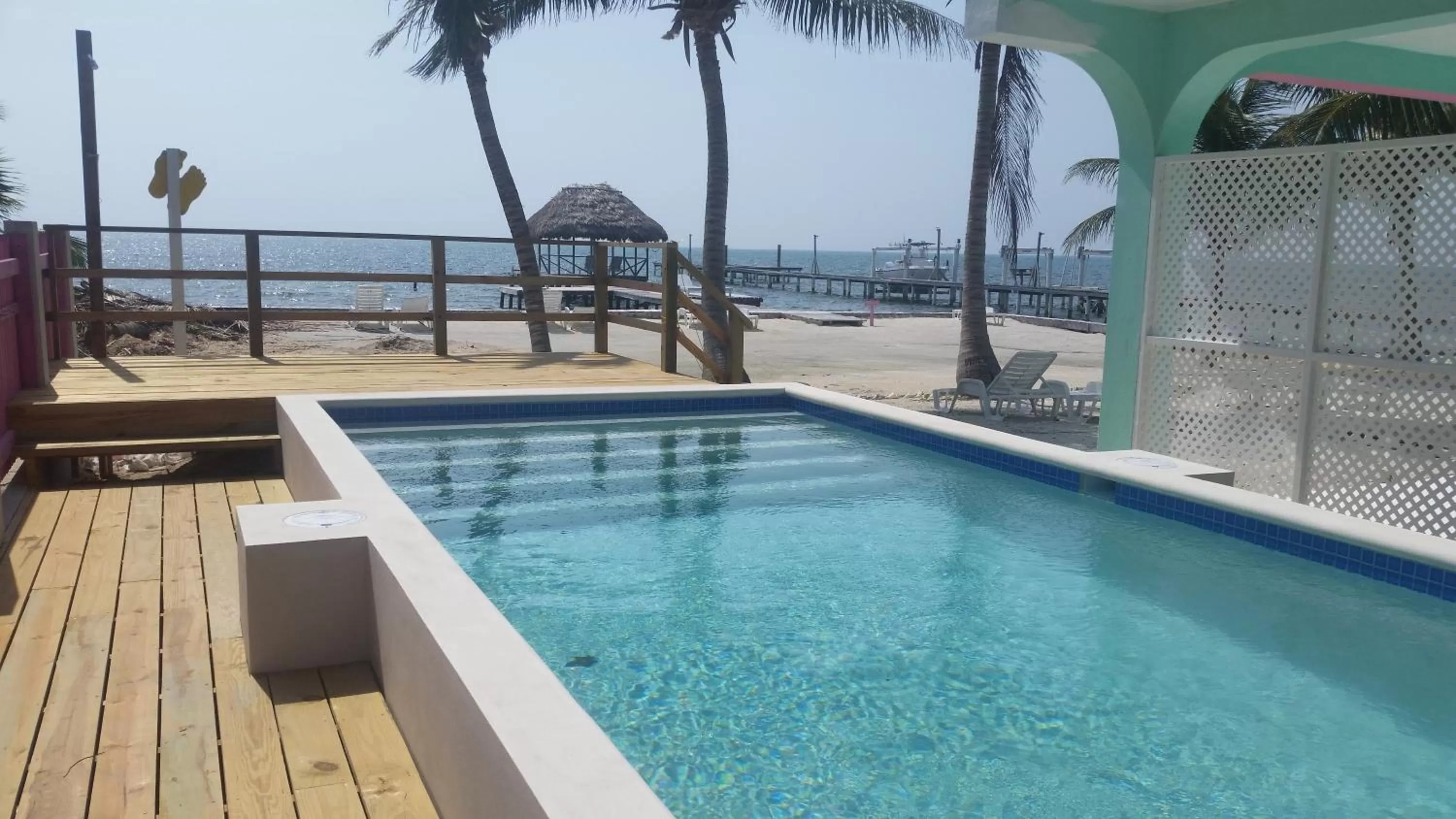 Swimming Pool in Barefoot Beach Belize
