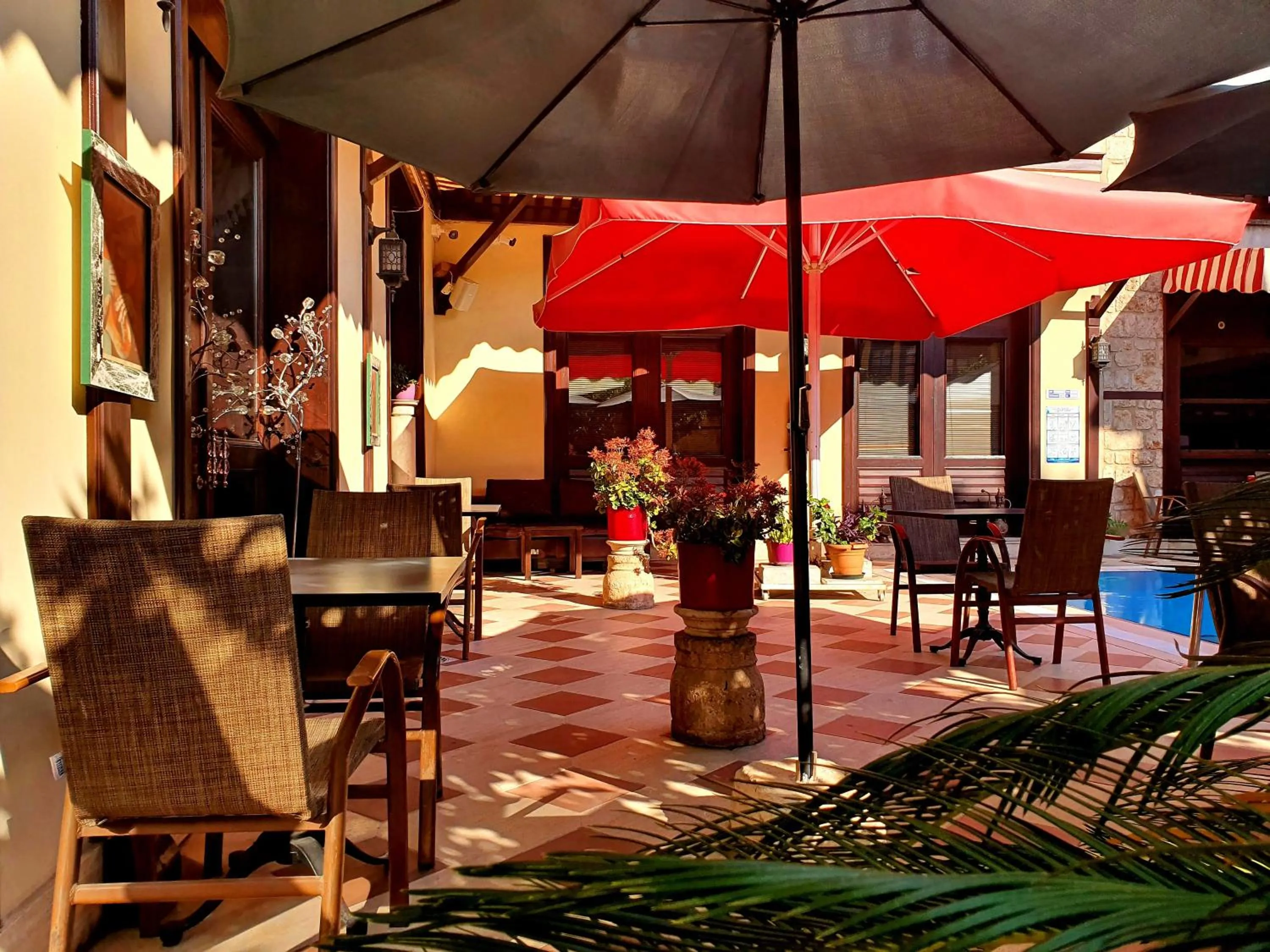 Patio in Eski Masal Hotel - Special Class