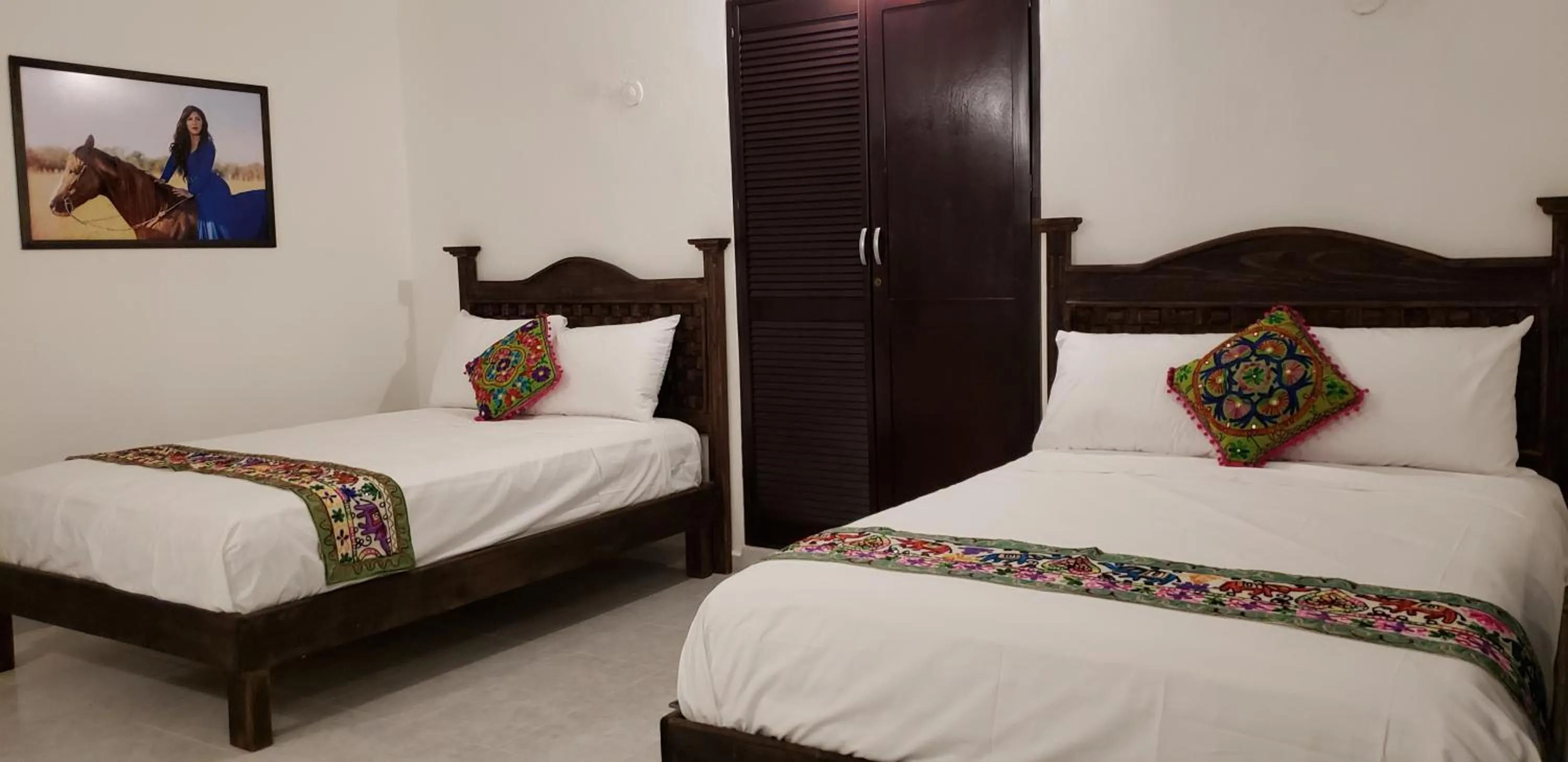 Bed in Hotel Peregrina