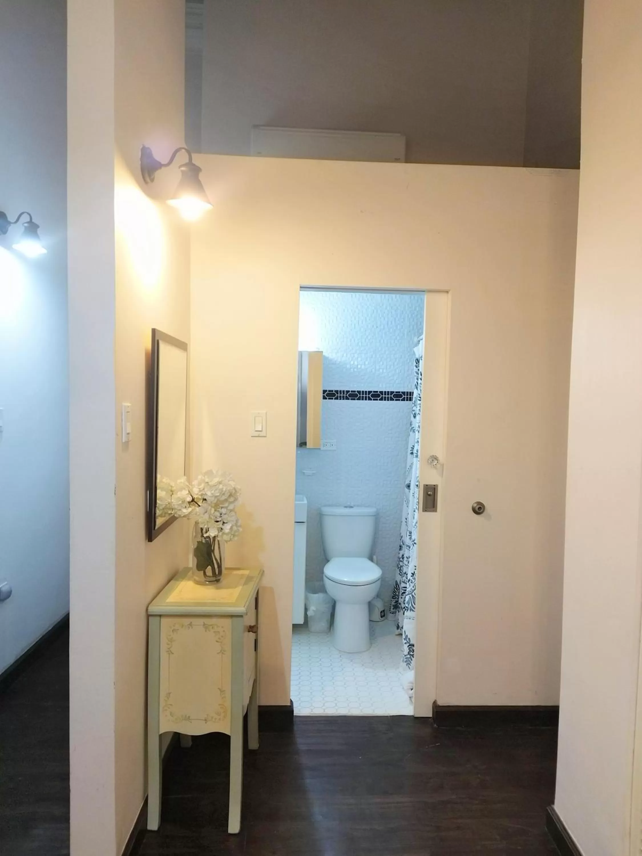 Bathroom in La Capitana Old San Juan Building