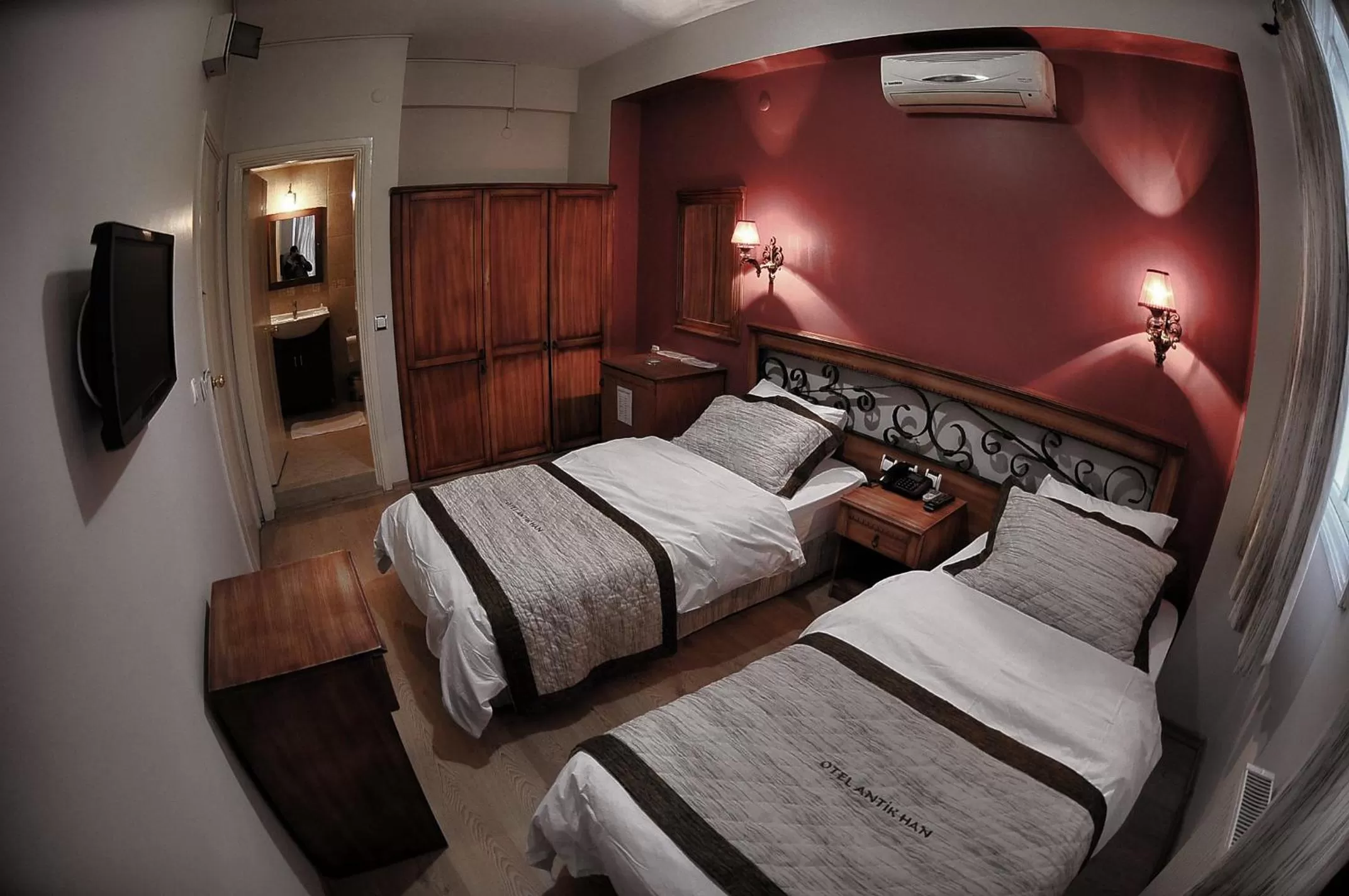 Bed in Antikhan Hotel