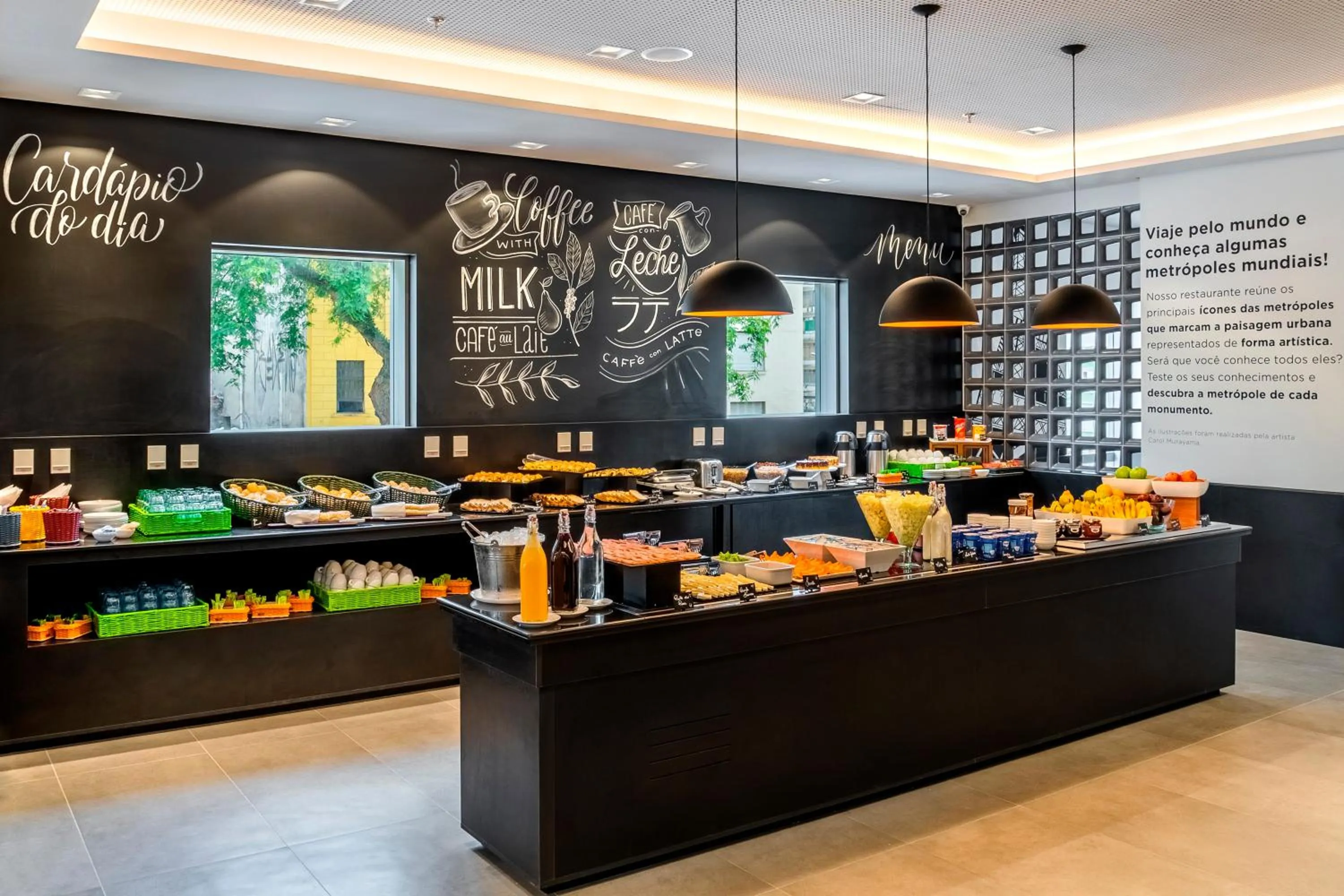 Restaurant/places to eat in Ibis Styles SP Centro