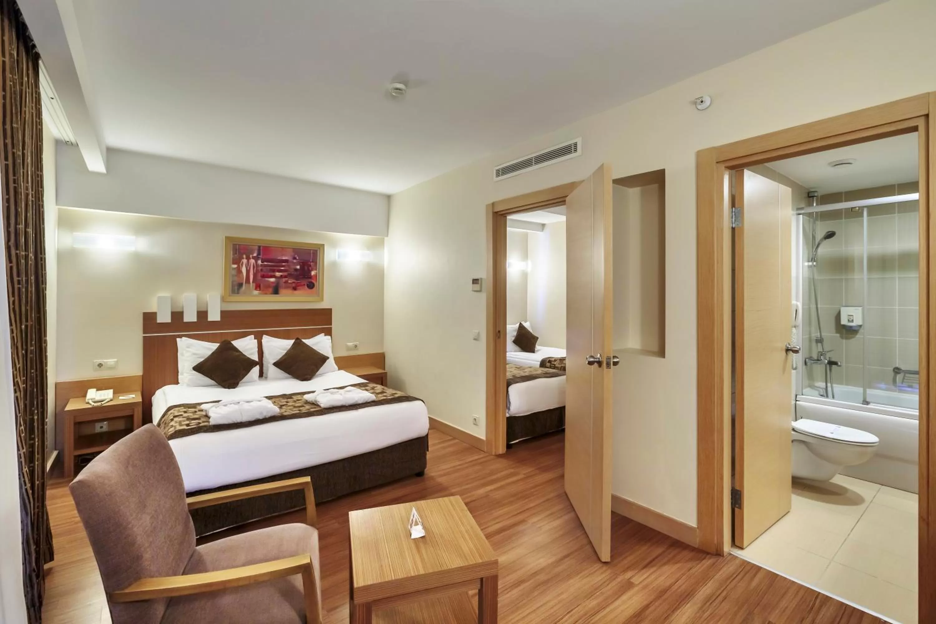 Bedroom, Bed in Sunis Kumköy Beach Resort Hotel & Spa