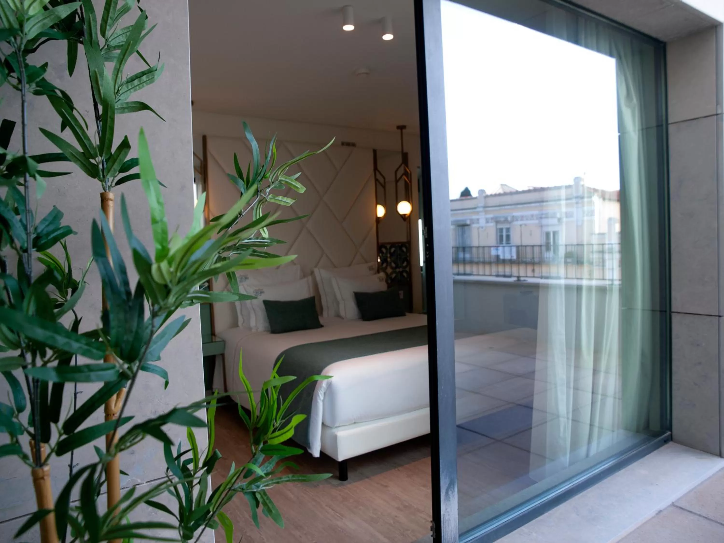 Bedroom in New Style Lisbon Hotel