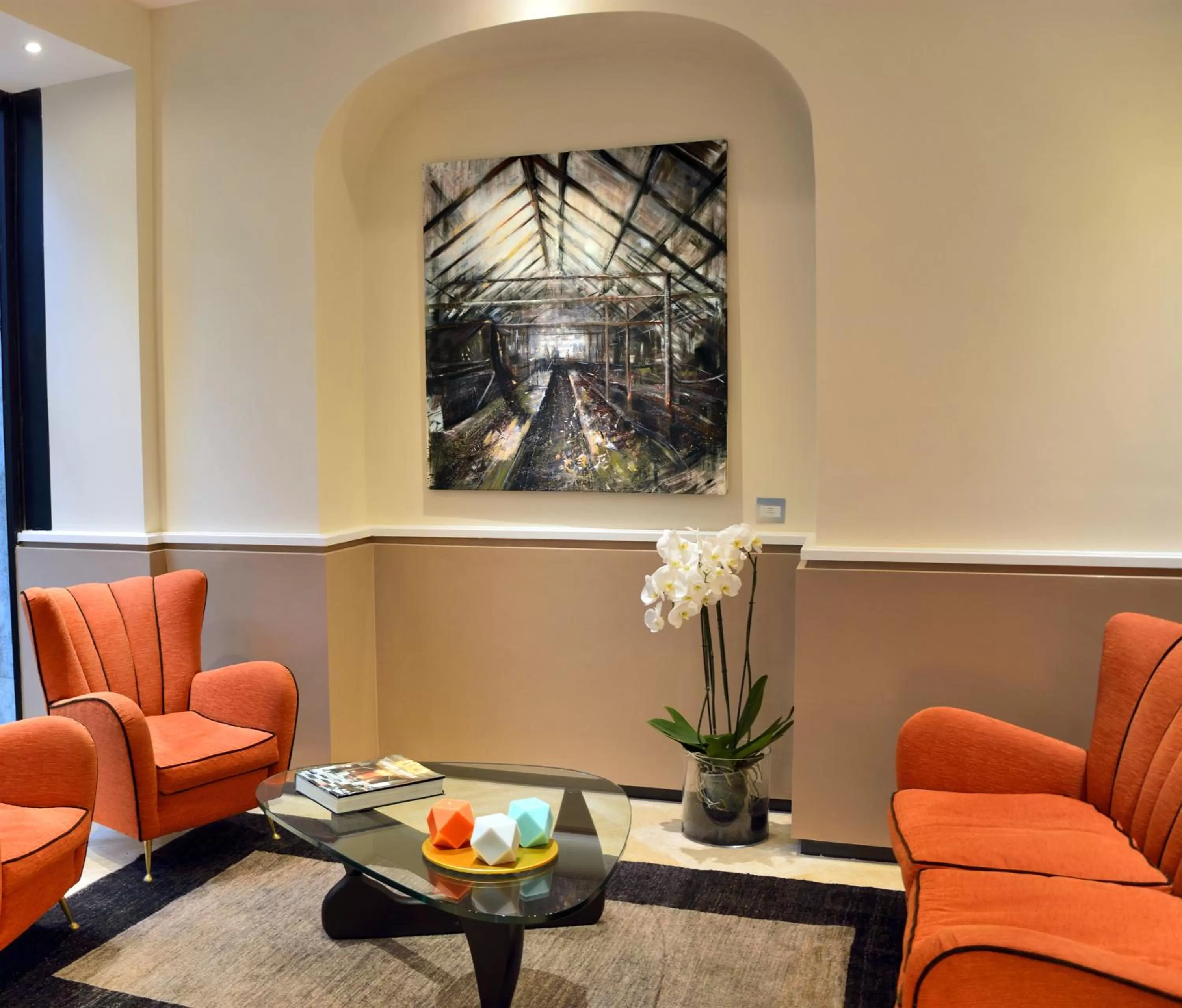 Lobby or reception in LH Hotel Lloyd Roma