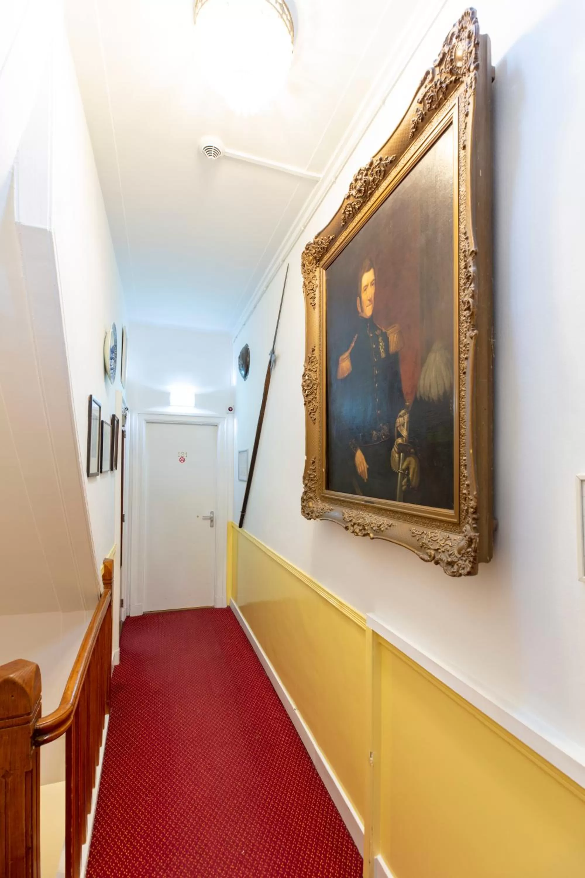 Decorative detail in Amsterdam Wiechmann Hotel