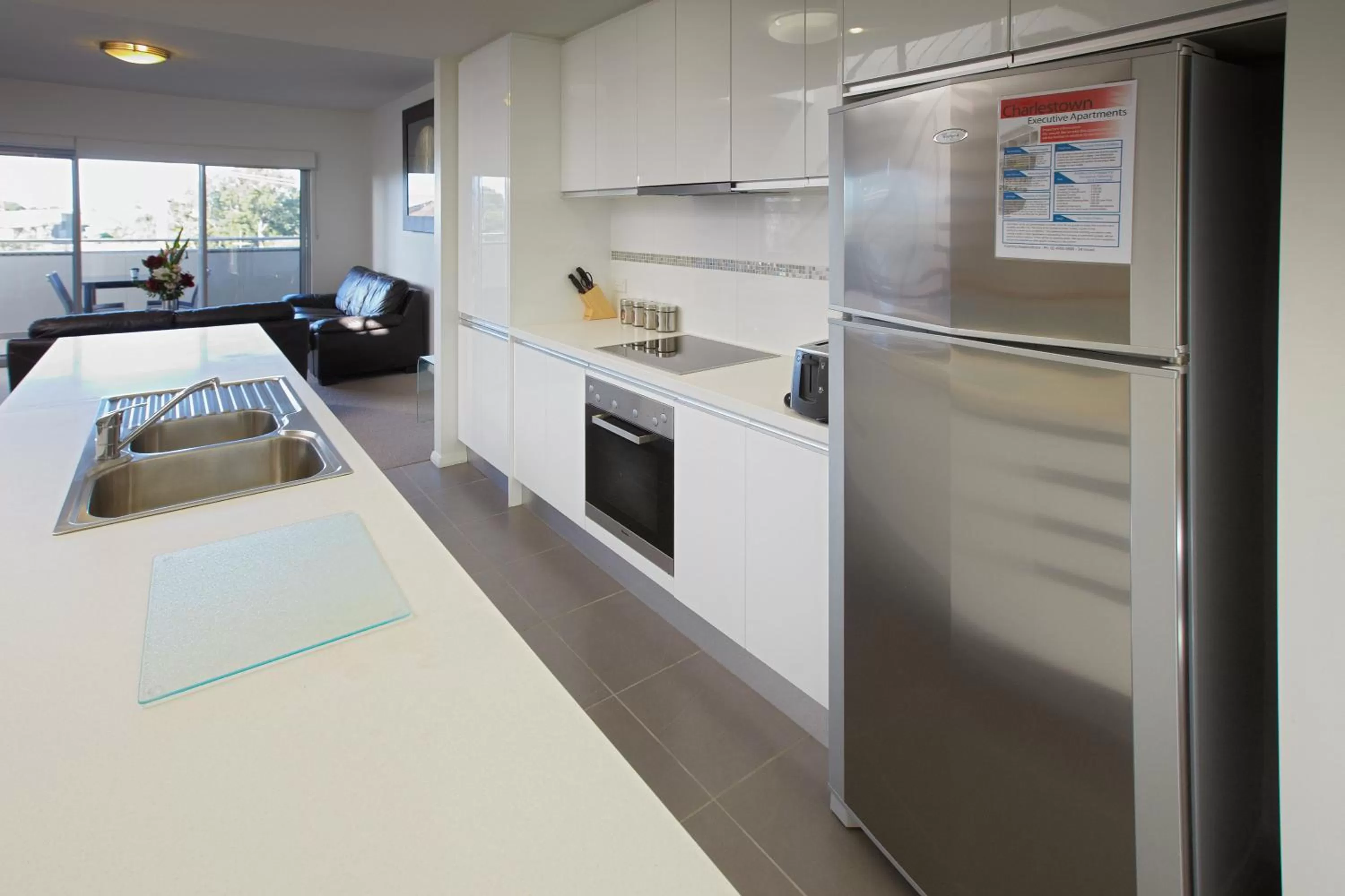 Kitchen or kitchenette in Charlestown Executive Apartments