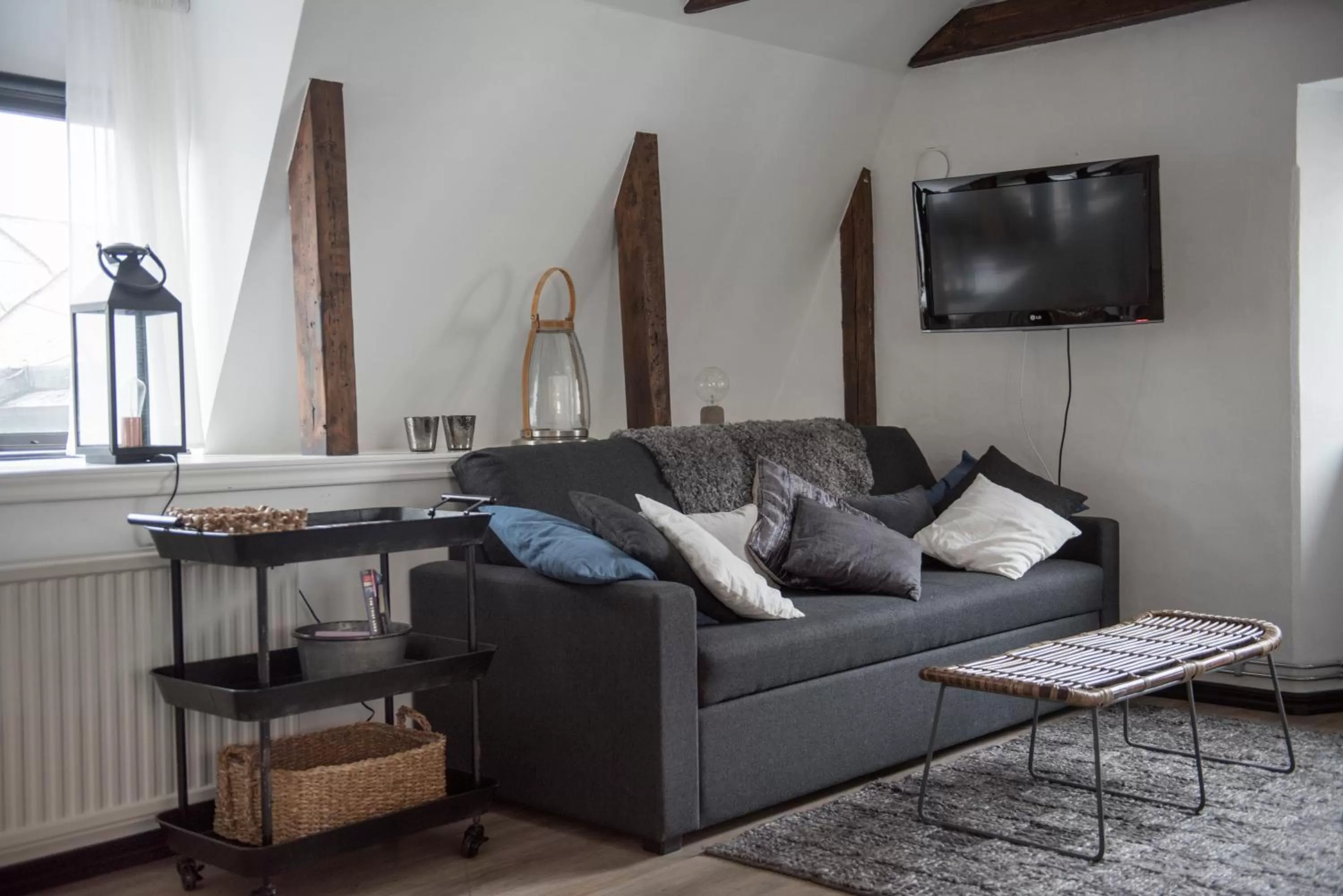 Living room in Hotell Repet