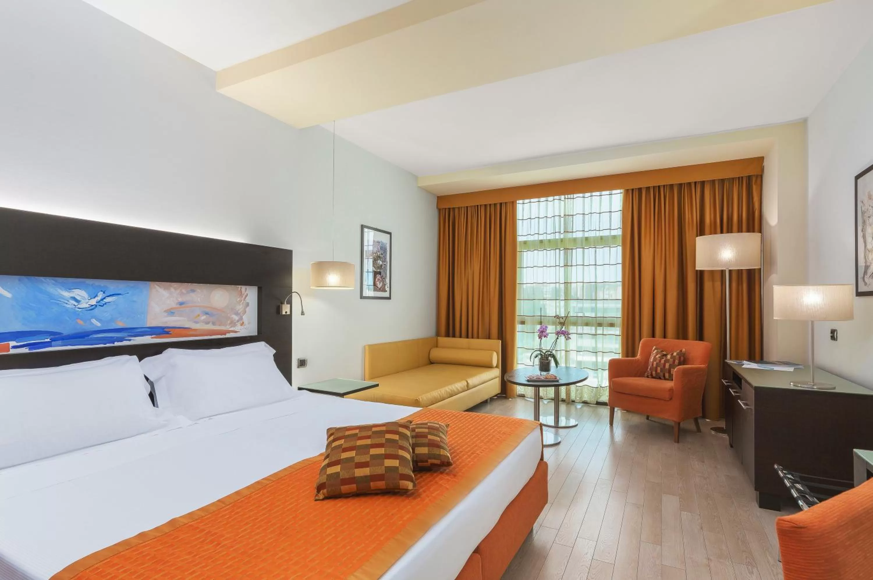 Bed in Hotel Mercure Siracusa