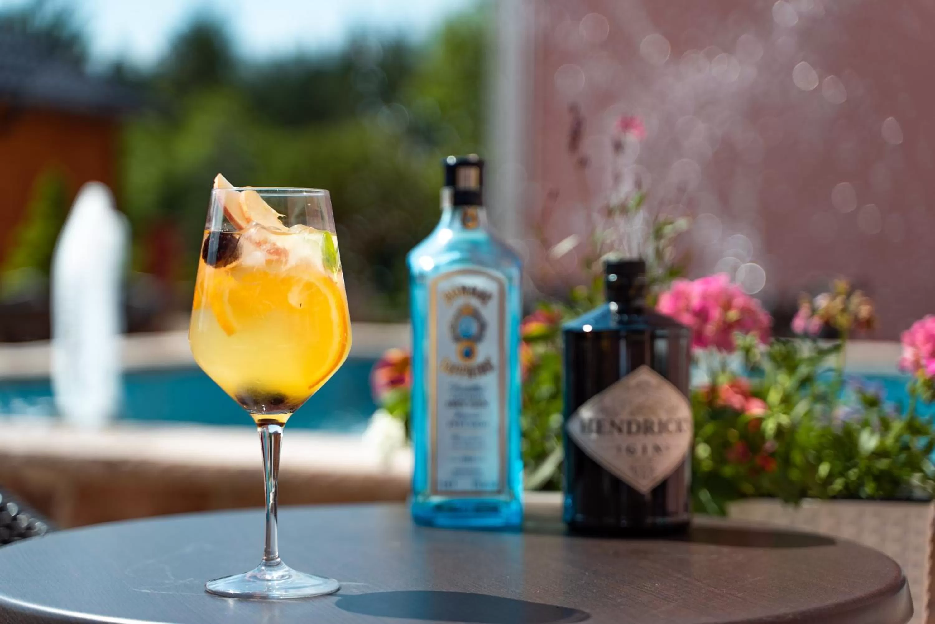 Patio in Hotel Mirjana & Rastoke