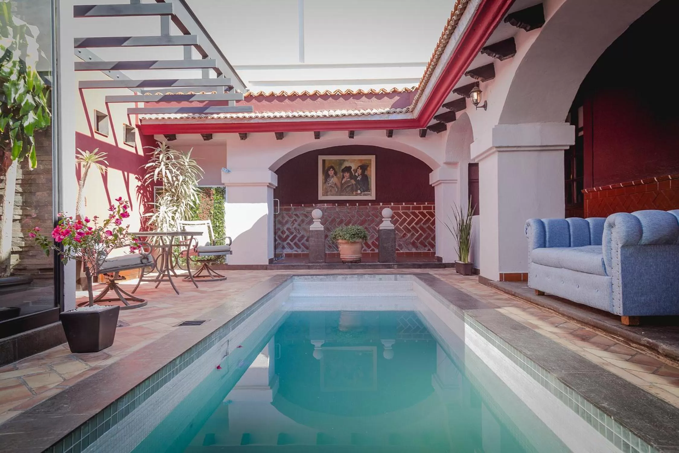 Swimming pool in Casa Eva Hotel Boutique & Spa