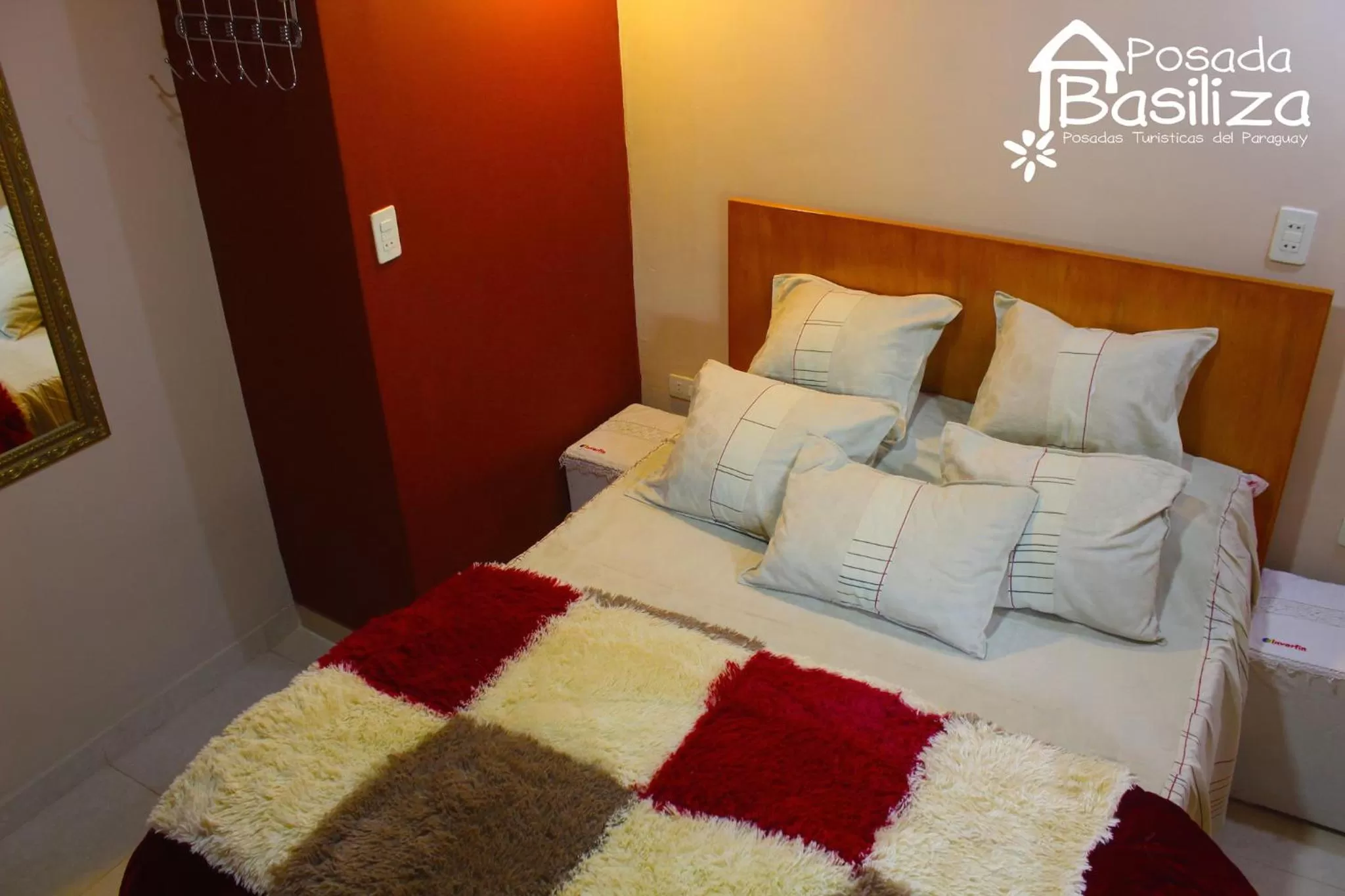 Bed in Posada Basiliza, Encarnación PY