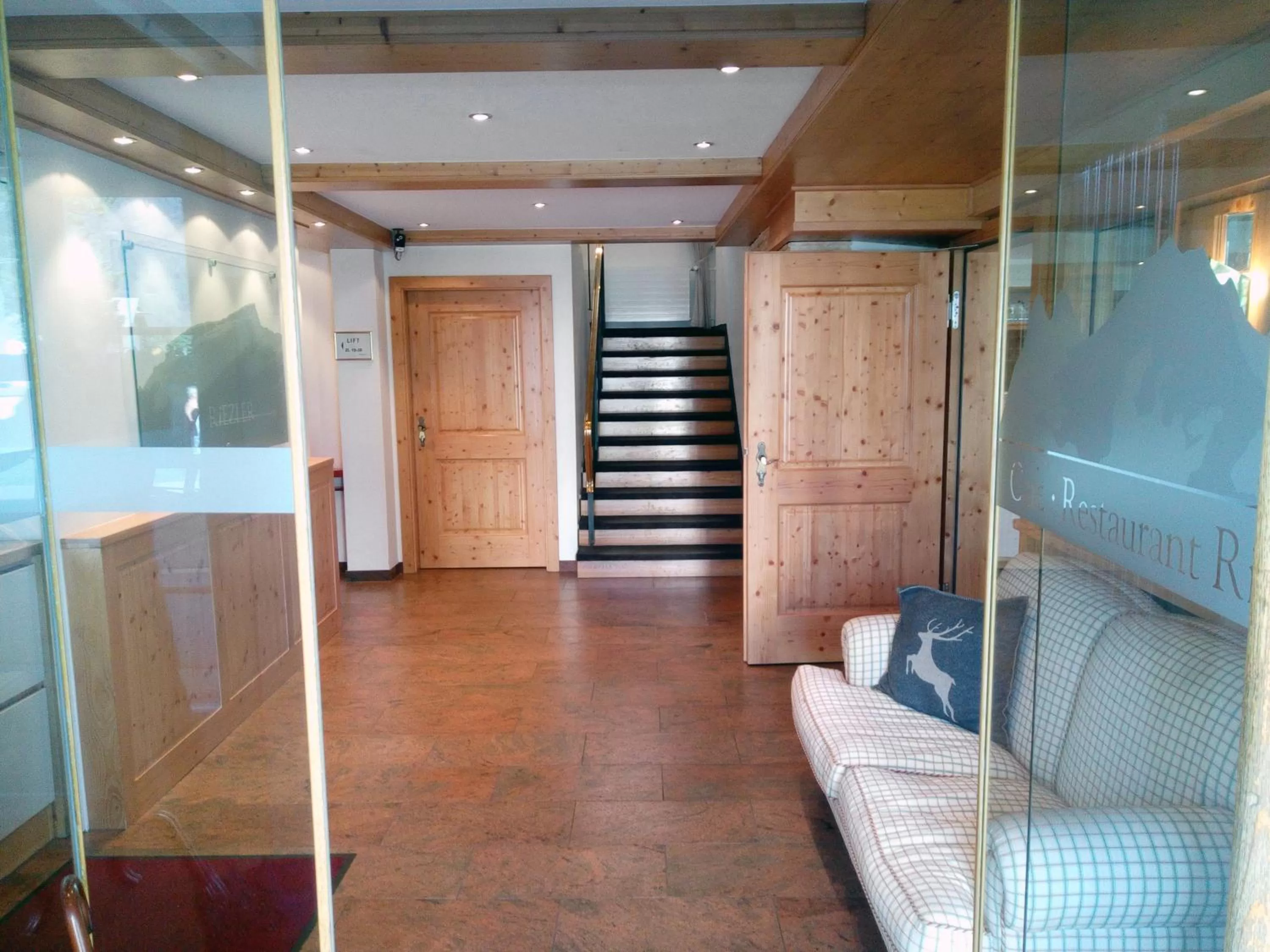 Lobby or reception in Hotel Riezler Hof