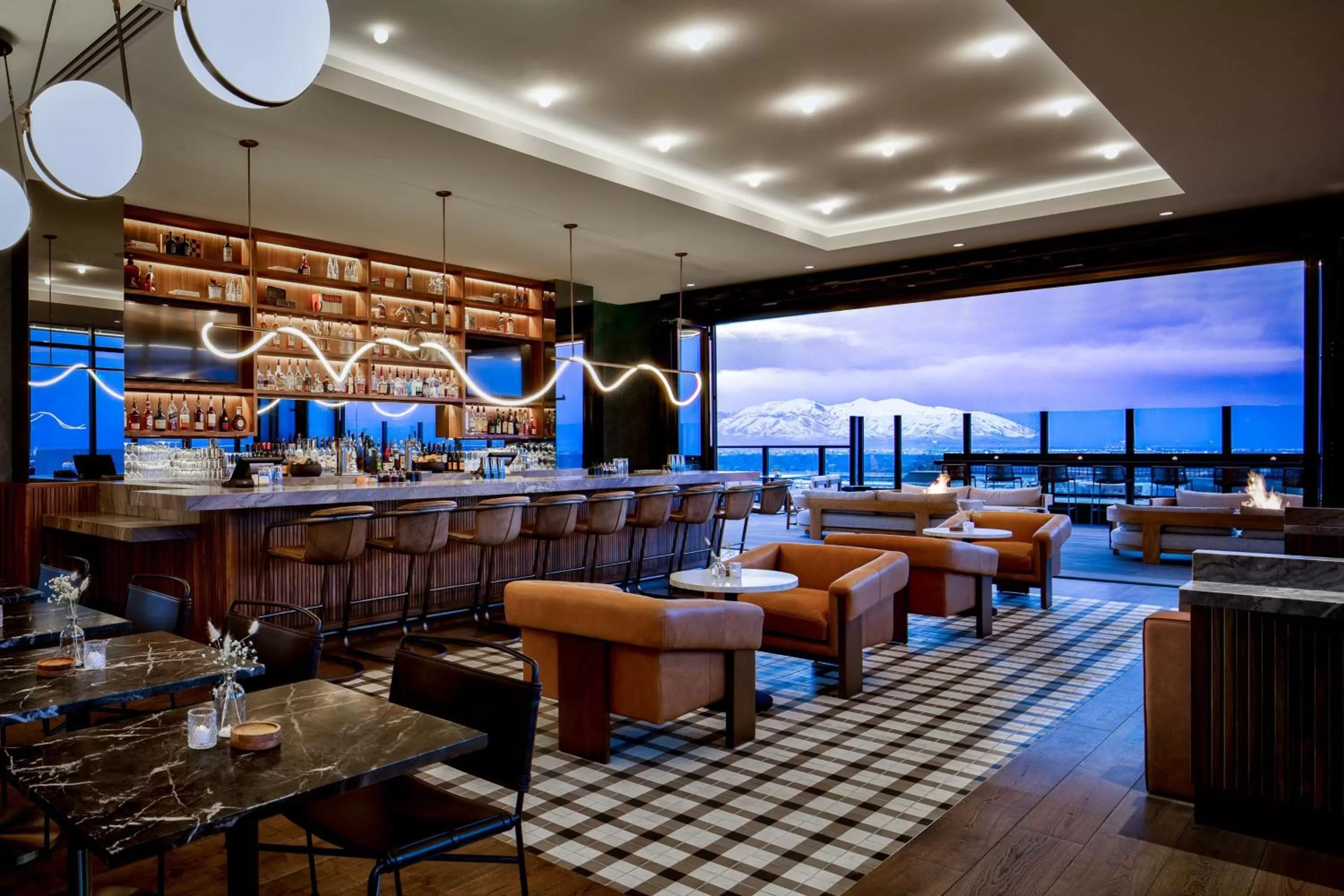 Lounge or bar in Le Meridien Salt Lake City Downtown