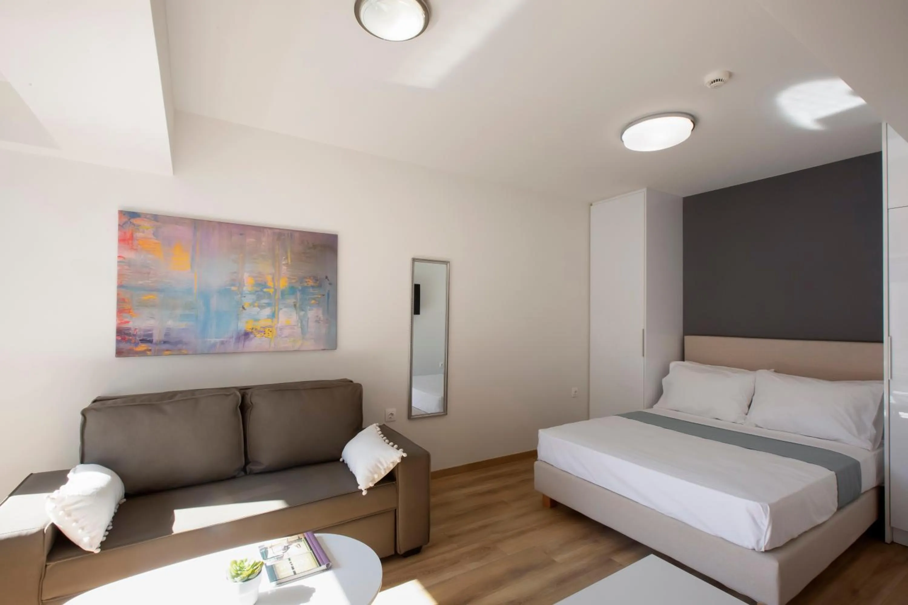 Photo of the whole room, Bed in Athens Panorama Project