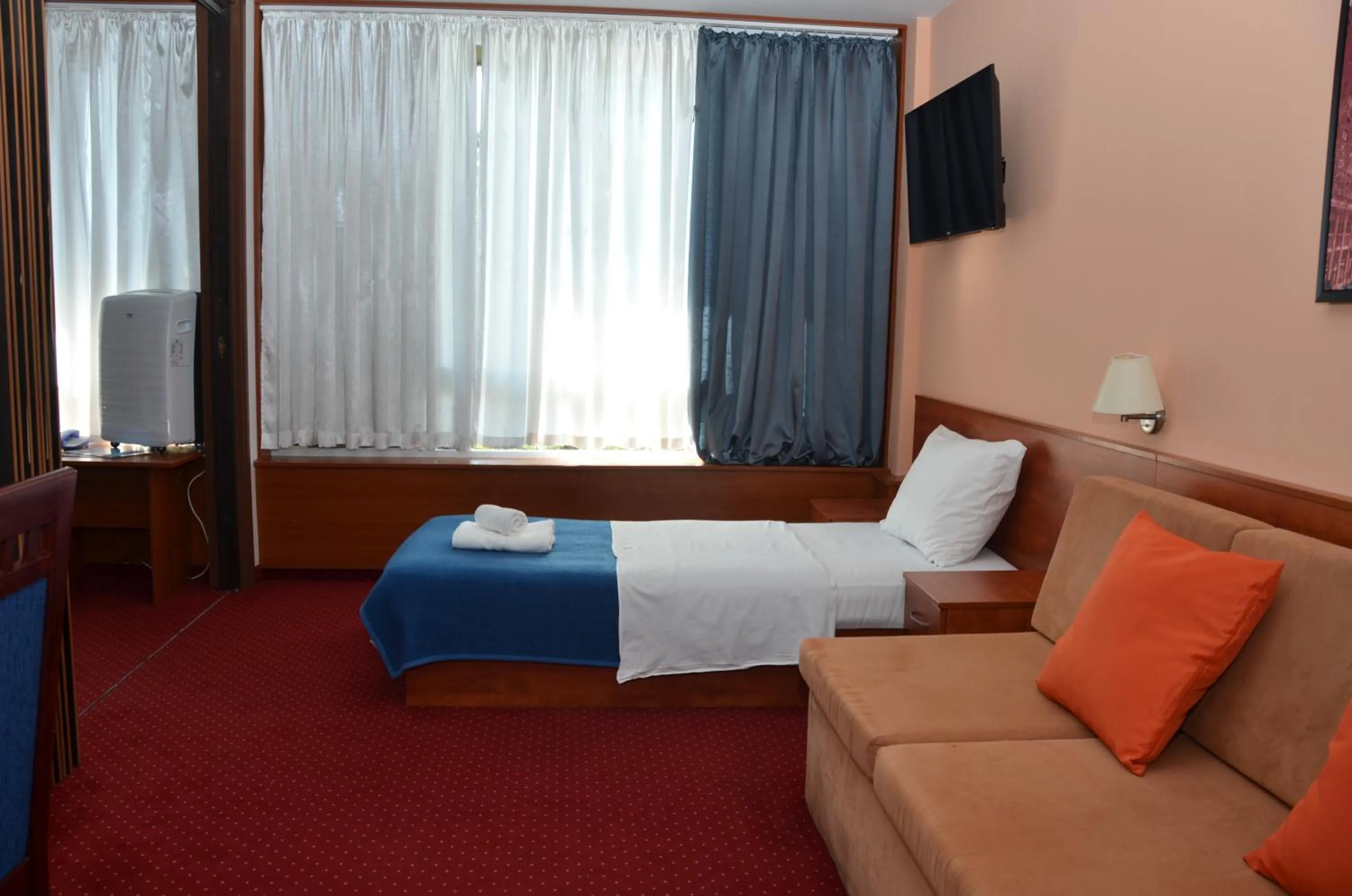 Bed in Liberty Hotel