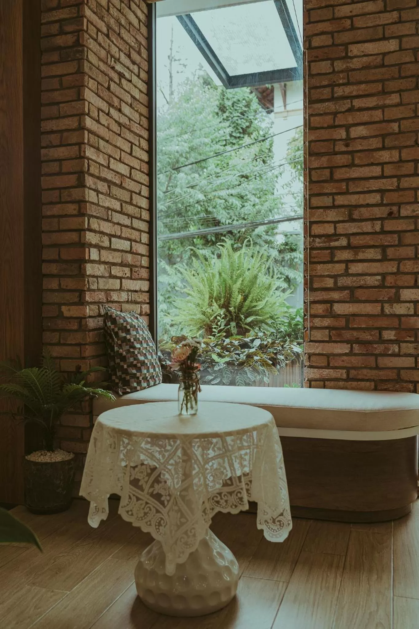 Communal lounge/ TV room in The Brick Home dalat