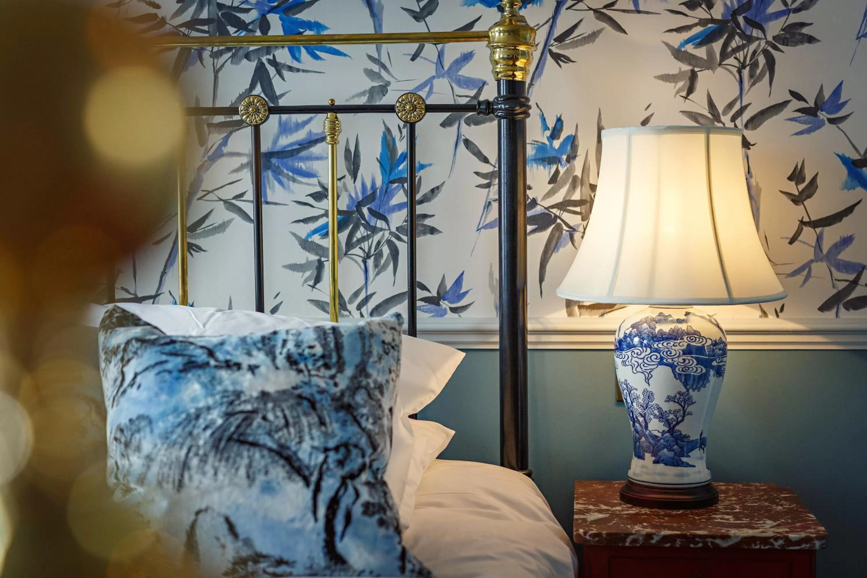 Decorative detail, Bed in The Dial House