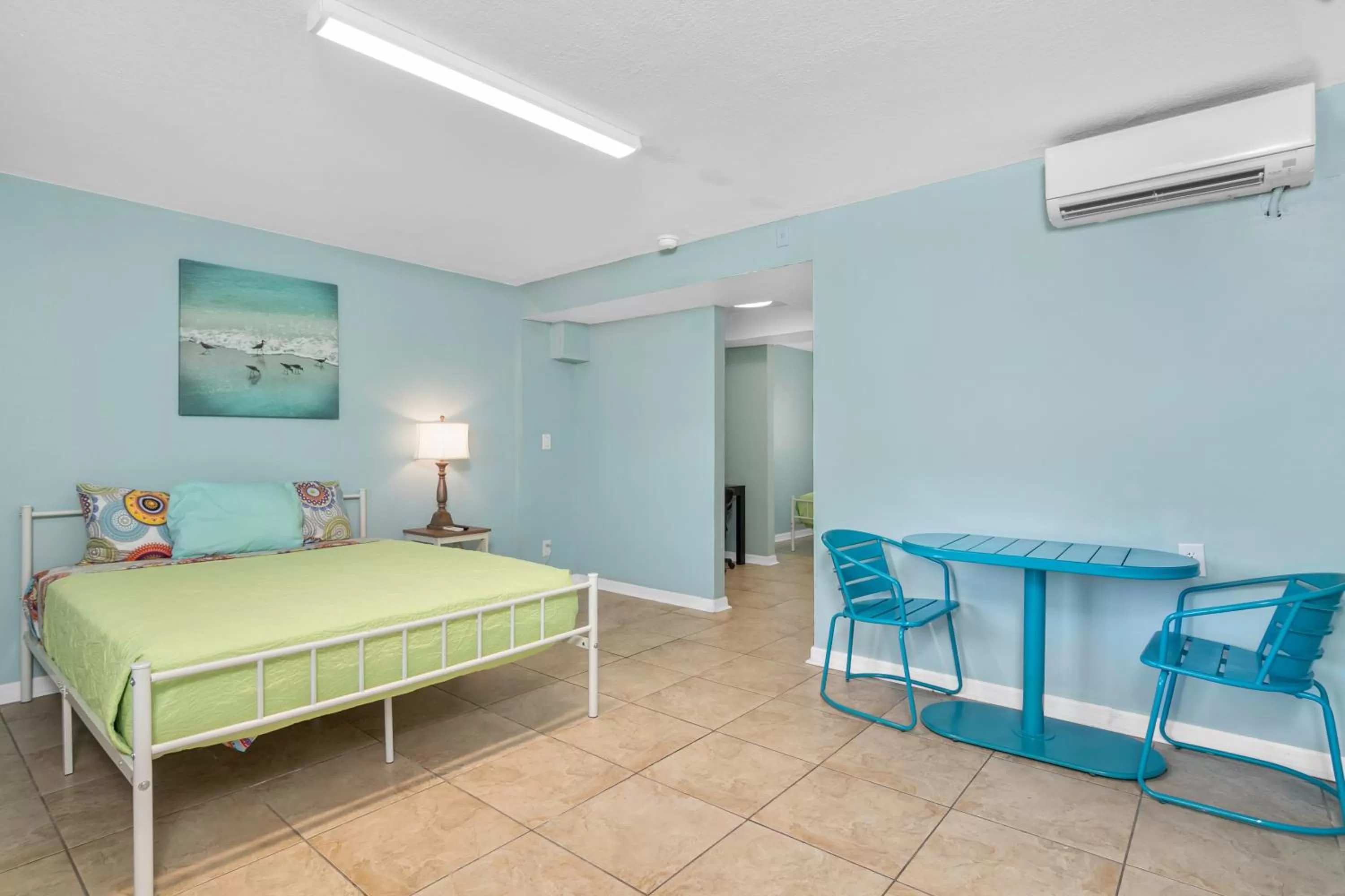 Bed in Latitude 26 Waterfront Resort and Marina