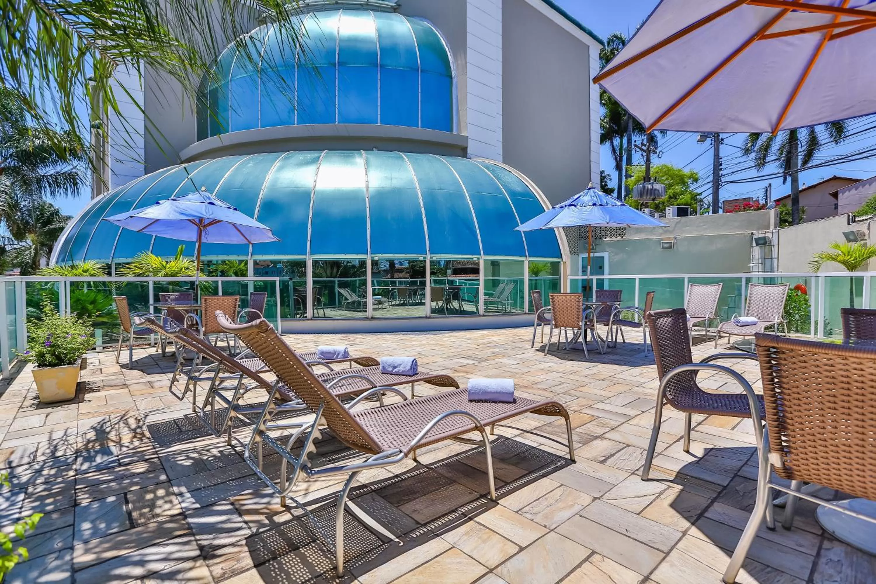 Swimming pool in Dubai Macaé by Atlântica