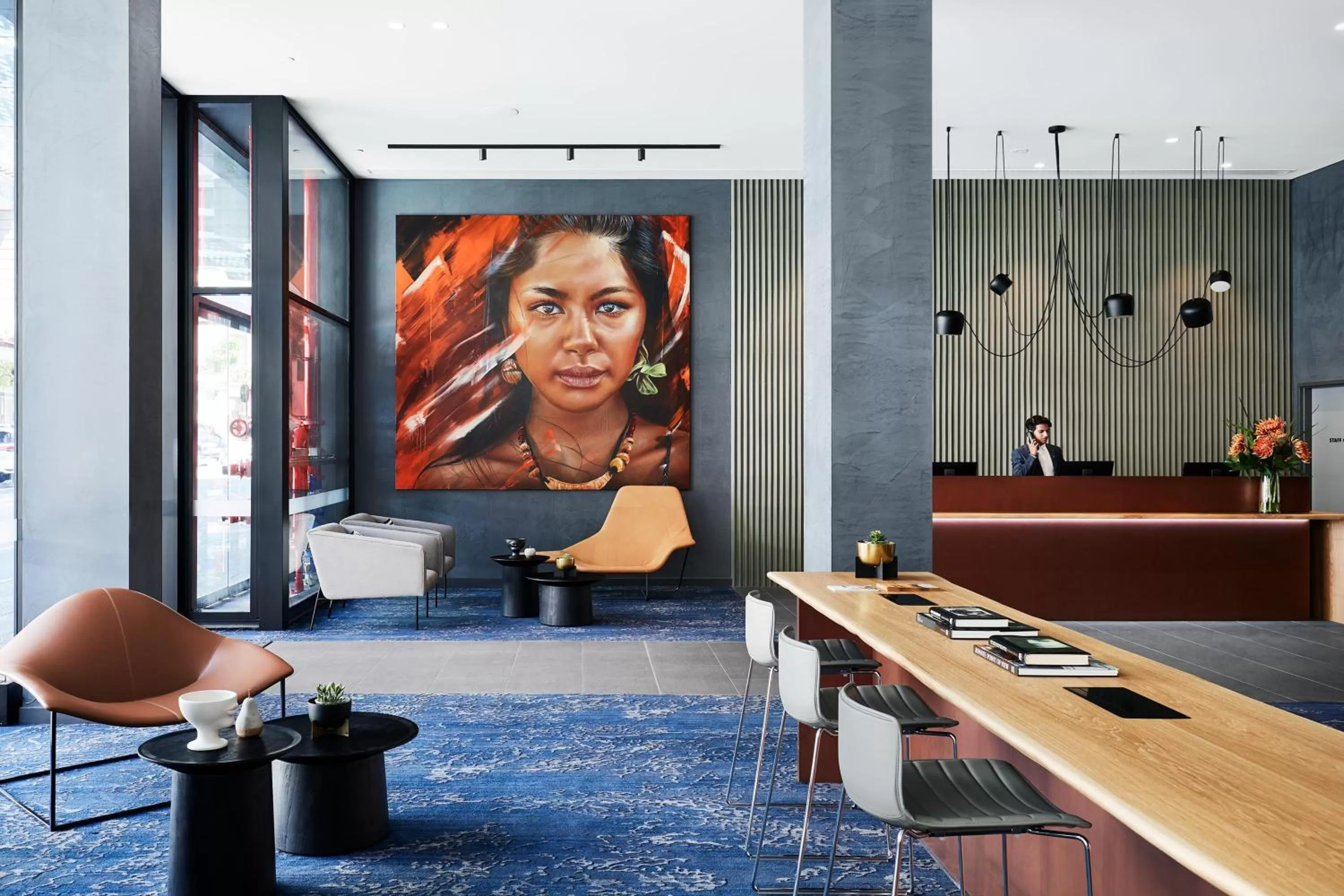 Lobby or reception in The Adnate Perth - Art Series