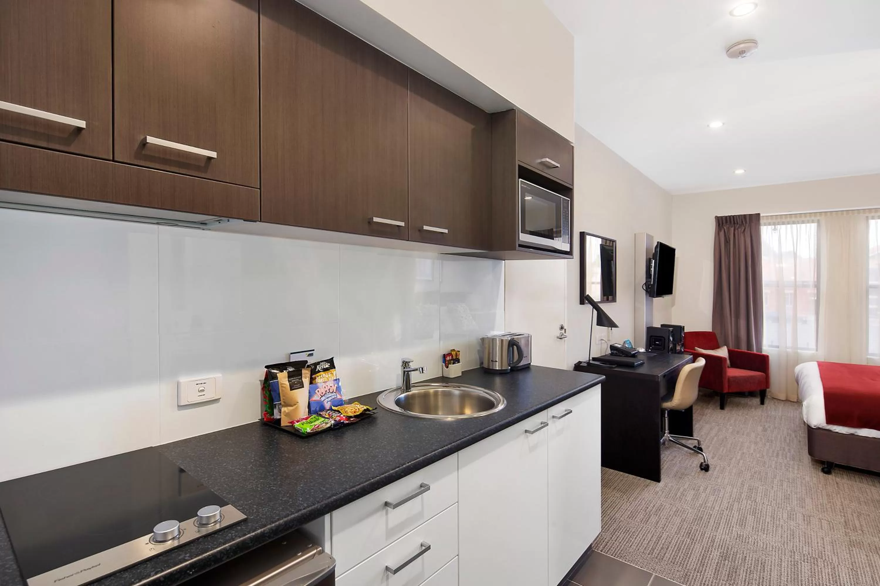 Kitchen or kitchenette in Quest Maitland