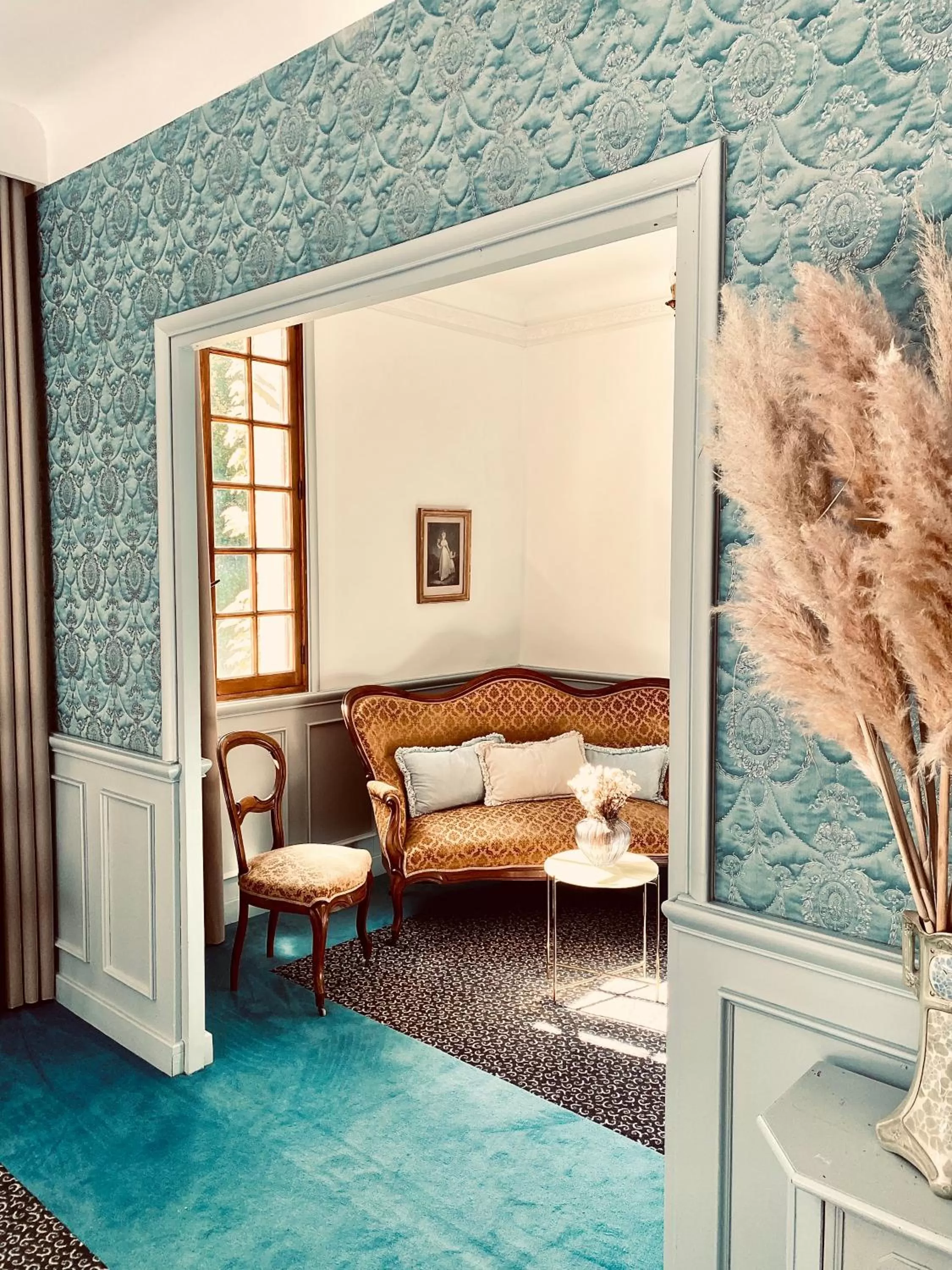 Living room in Château de Fontager