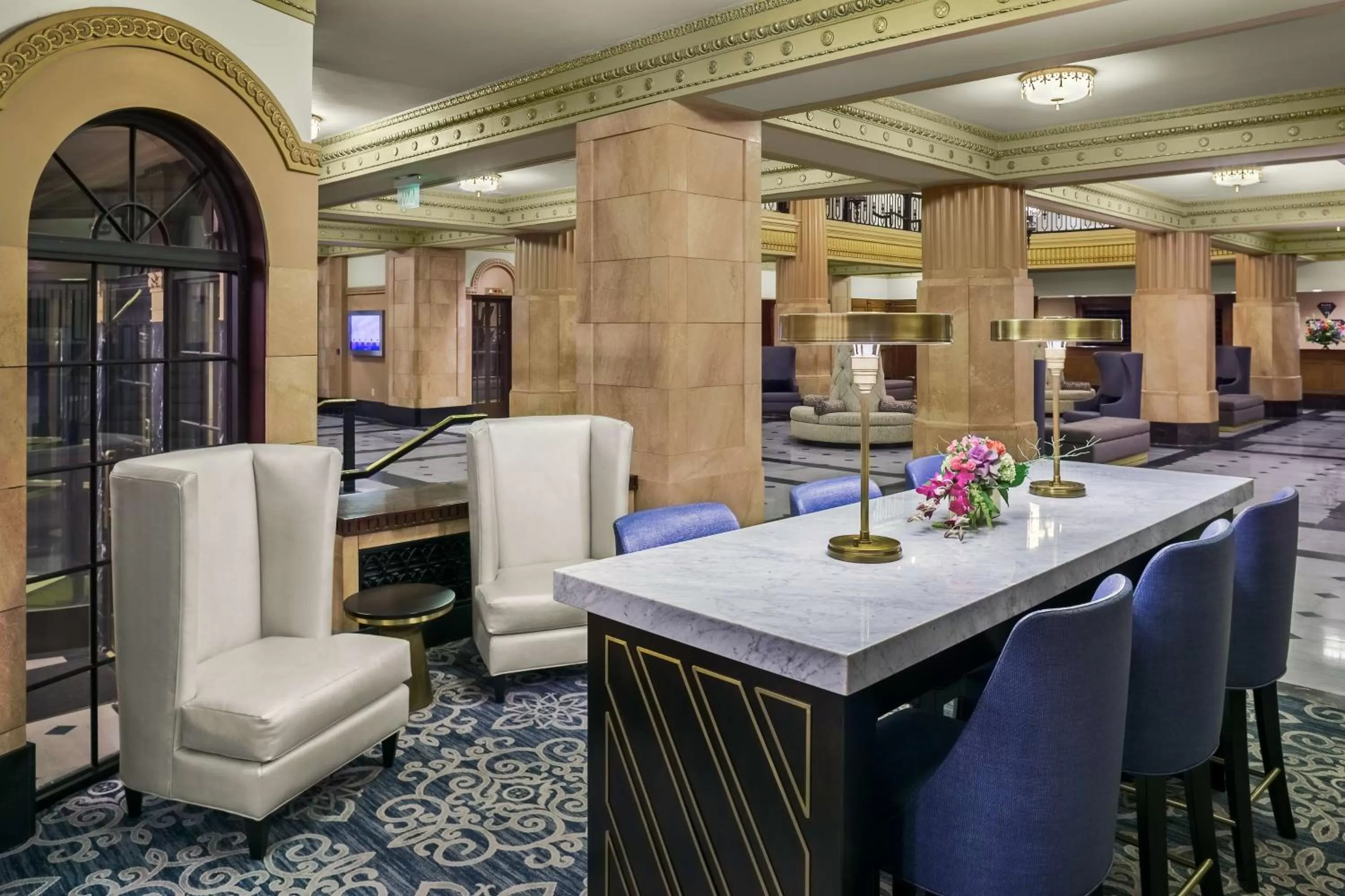 Lobby or reception in Hilton President Kansas City
