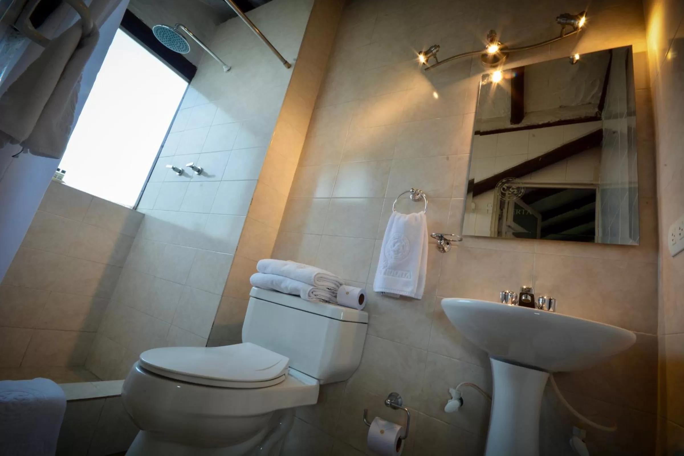 Bathroom in Posada Cafe La Huerta