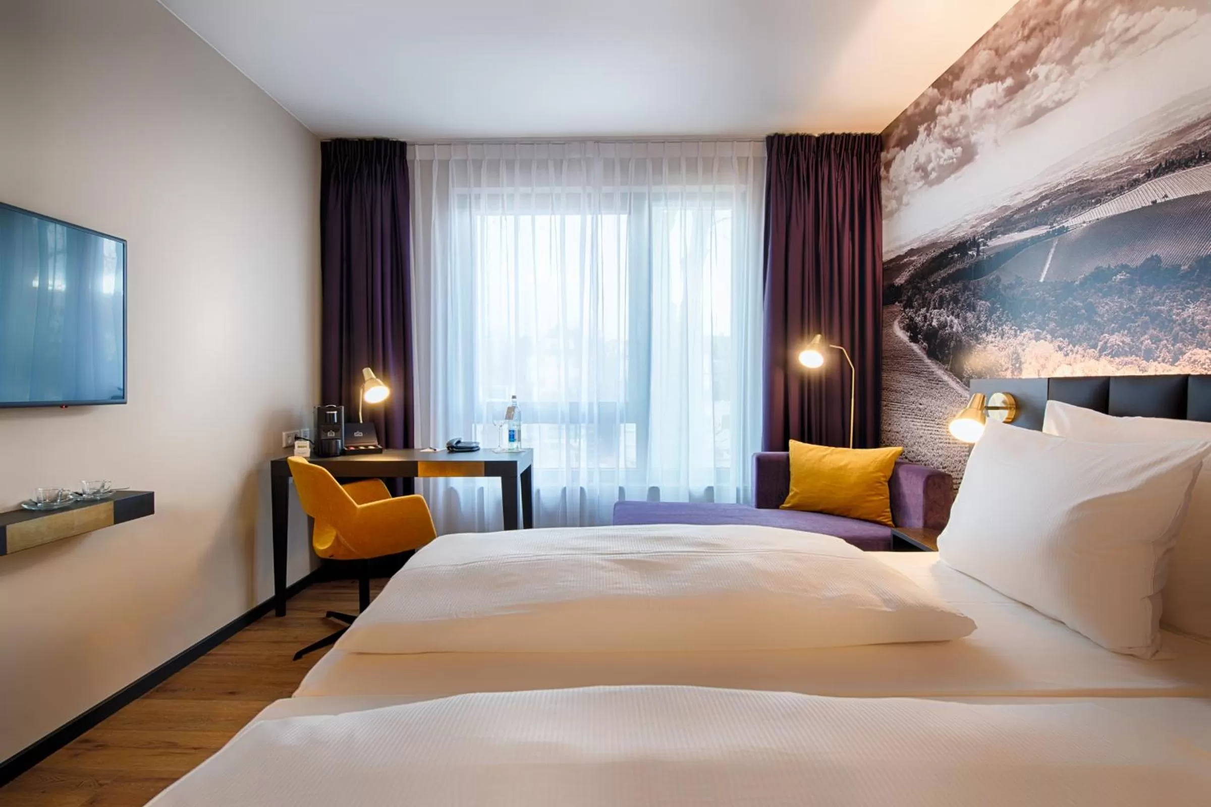 Bed in Welcome Hotel Neckarsulm