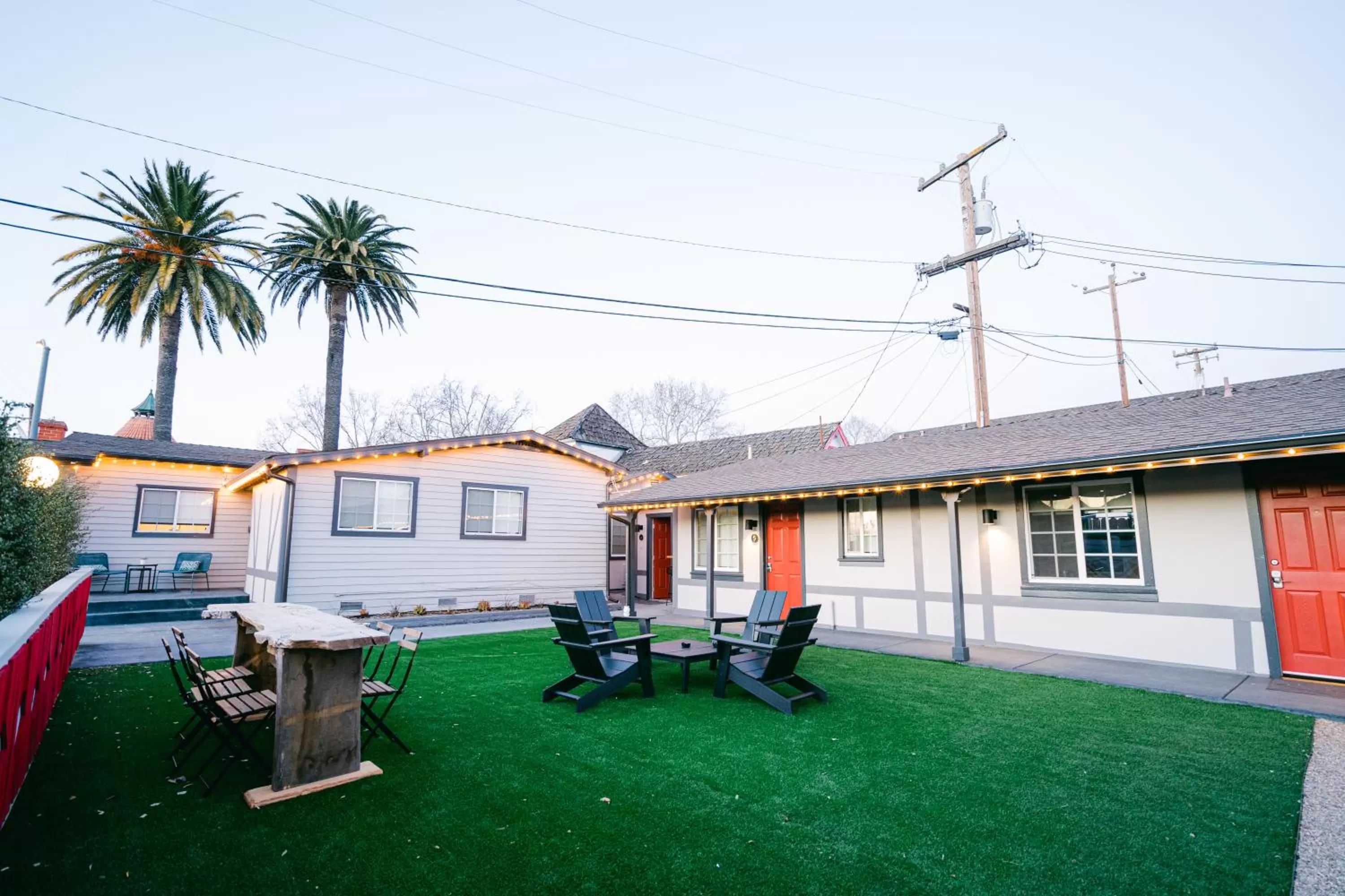 Seating area in Viking Inn